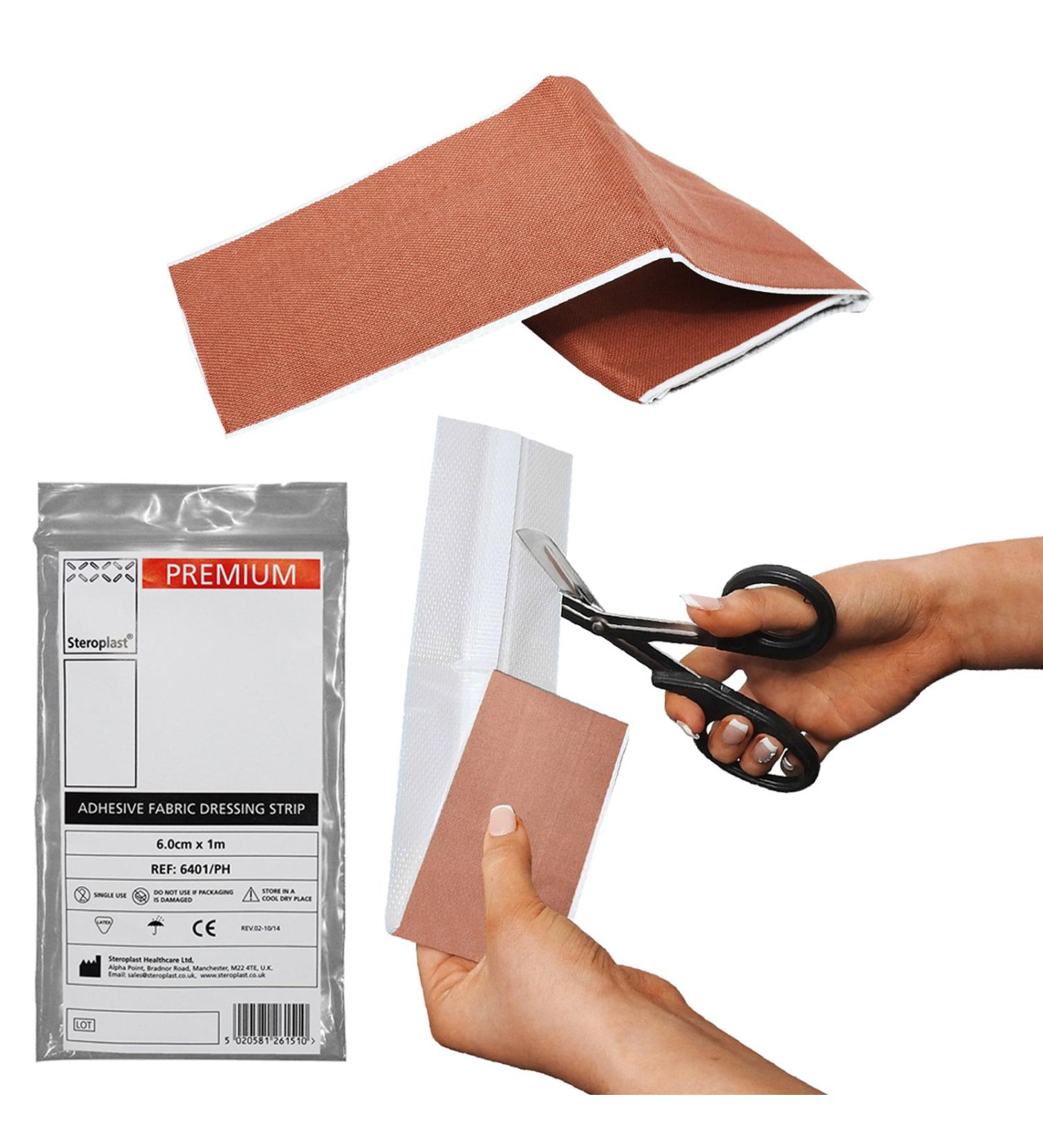 Steroplast D295 Fabric Dressing Strip 6cm x 1m - Pack of 1 - Buy Online on GoSupps.com