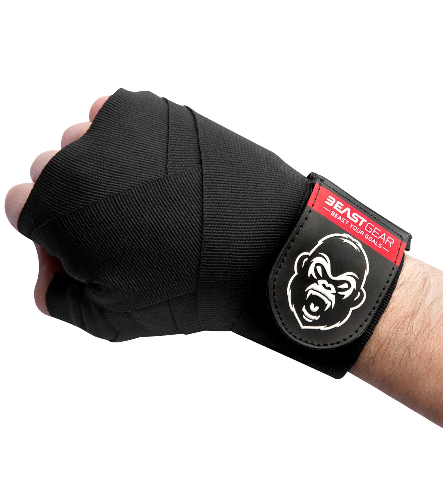 Beast Gear Boxing Wraps - Hand Gloves for Kickboxing & Martial Arts | Ultimate Protection & Support - Buy Online on GoSupps.com