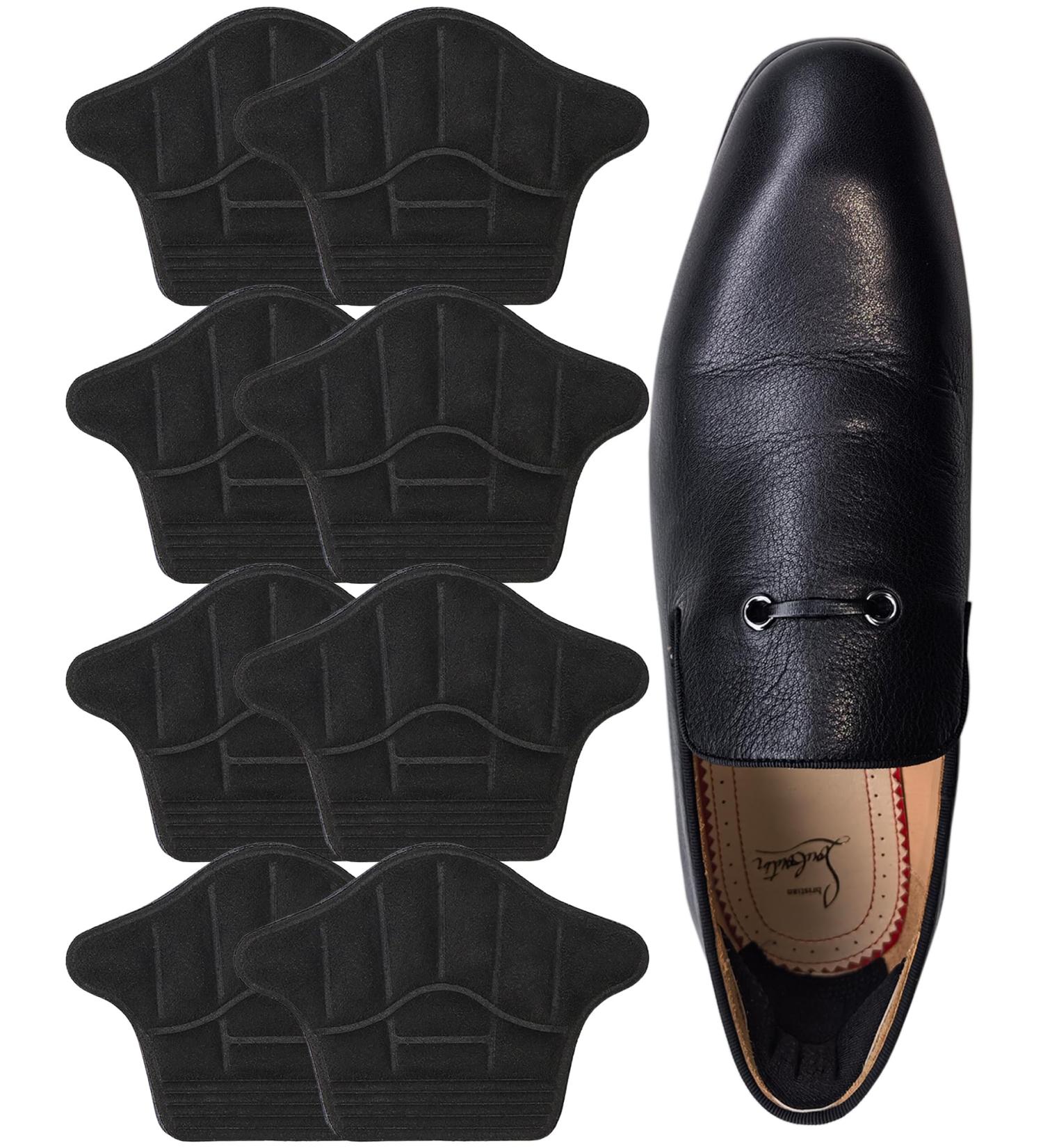 Buy Heel Pads for Shoes Self-Adhesive Inserts for Loose Fit | Comfortable & Protective Women's Heel Grips (4 Pairs Large Black - Buy Online on GoSupps.com