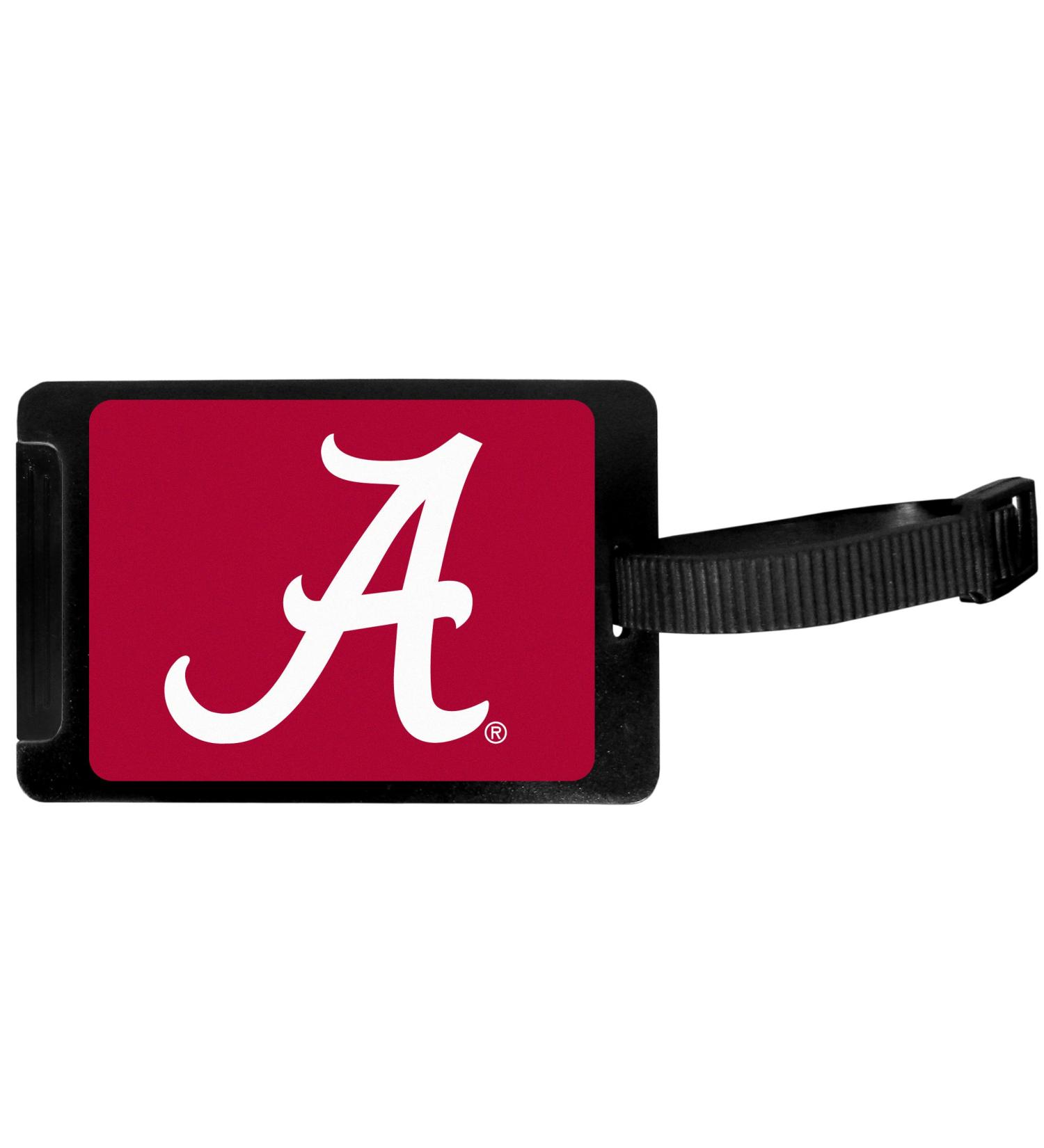 Siskiyou Sports Unisex NCAA Alabama Crimson Tide Luggage Tag, Black, 3.25"