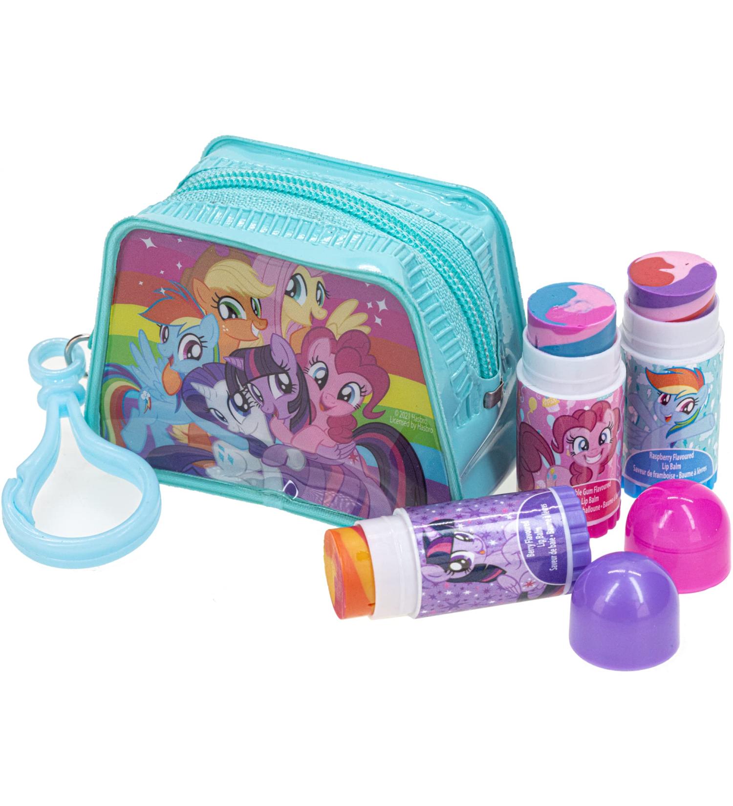 Townley Girl My Little Pony Flavoured Vegan Lip Balm Set for Kids - 3 Piece Makeup Set for Parties and Sleepovers - Buy Online on GoSupps.com