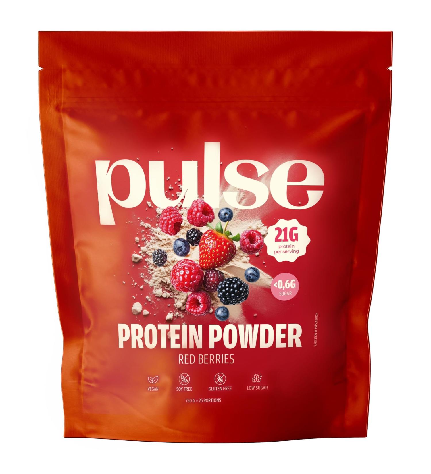 Pulse Protein PULSE PROTEIN Vegetable protein powder 750g Lactose Free Gluten Free Refined Sugars Source of Fiber - 21g protein per