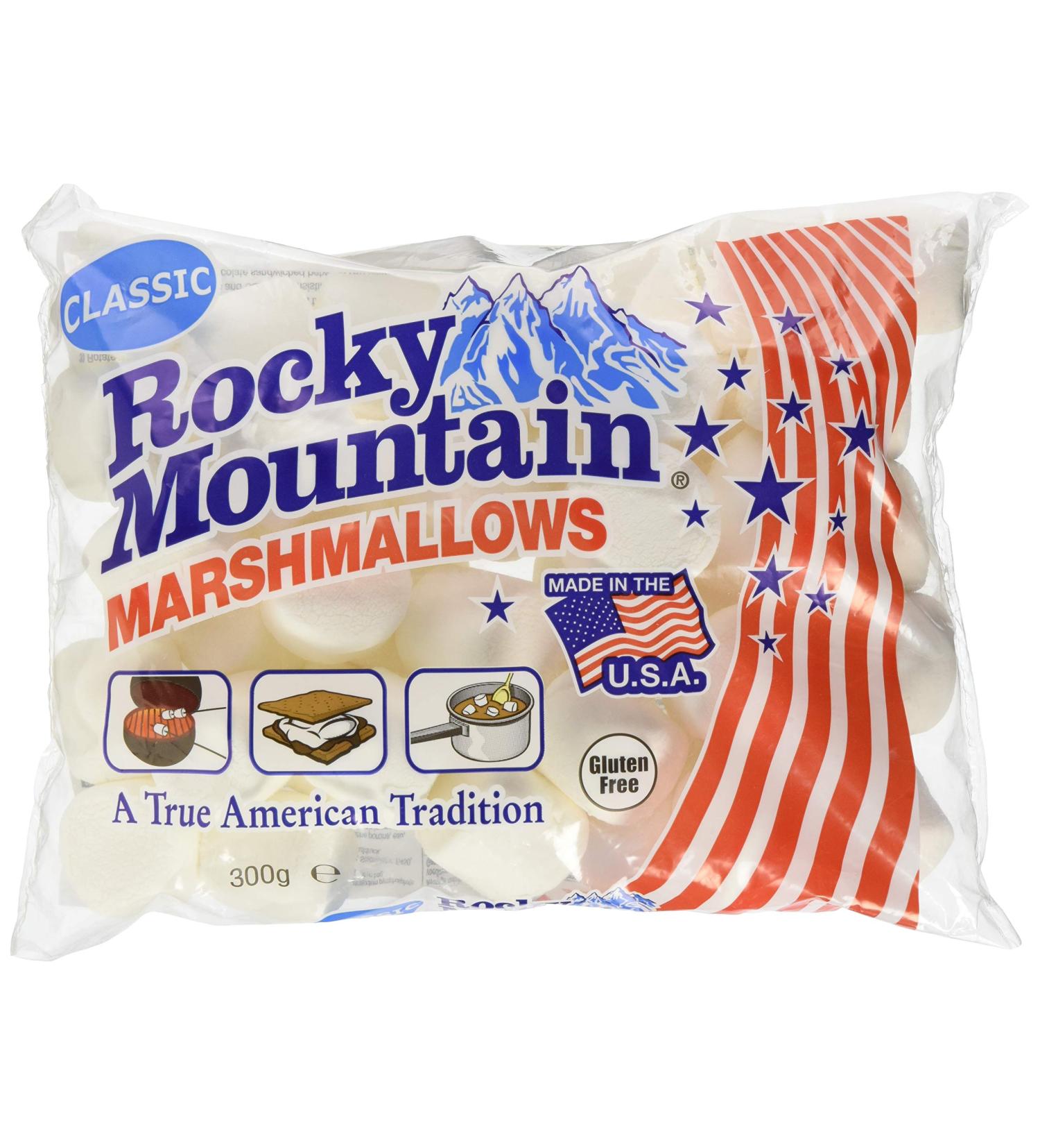 American Rocky Mountain Classic (Large) Marshmallows: 1x 300g Bags - Buy Online on GoSupps.com