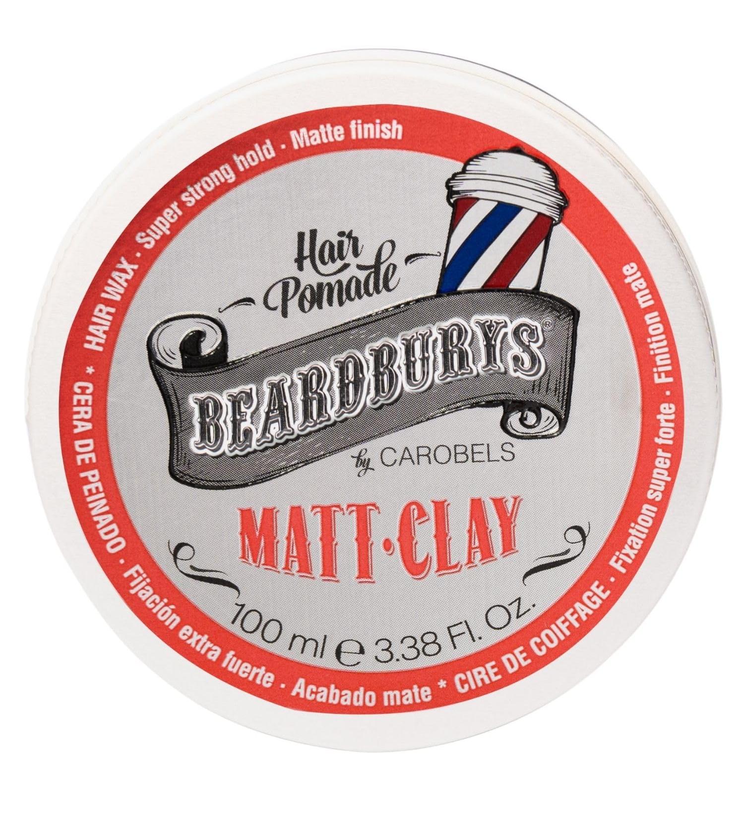 Hair Styling Matte Clay for Men - Medium Hold Long Lasting Matte Finish | Barber Grade 3.5 Fl Oz - Buy Online on GoSupps.com