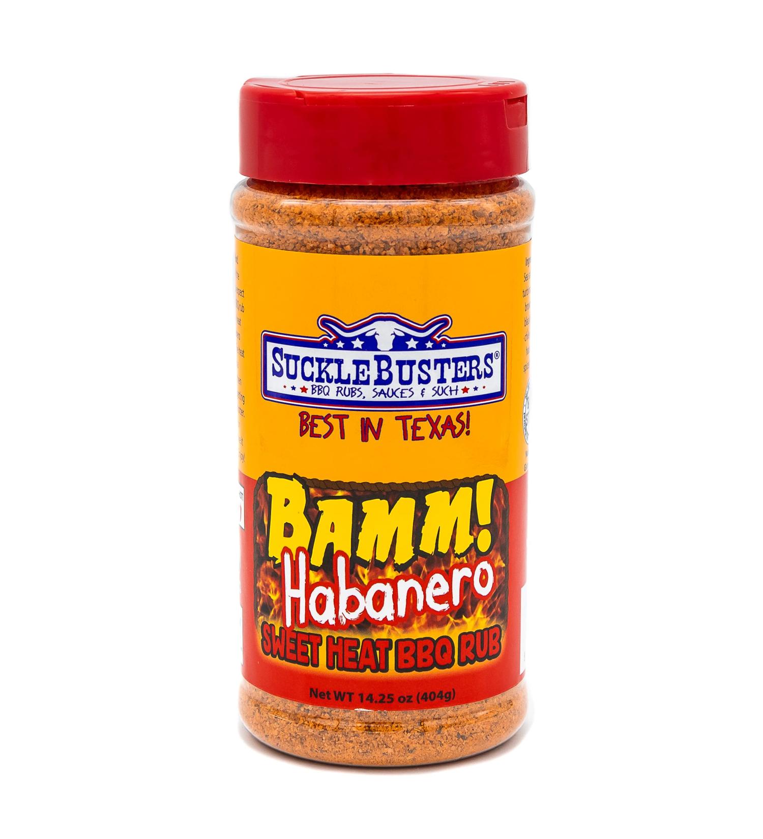Sucklebusters 'BAMM!' Habanero BBQ Rub - 403g (14.25 oz) - Buy Online on GoSupps.com
