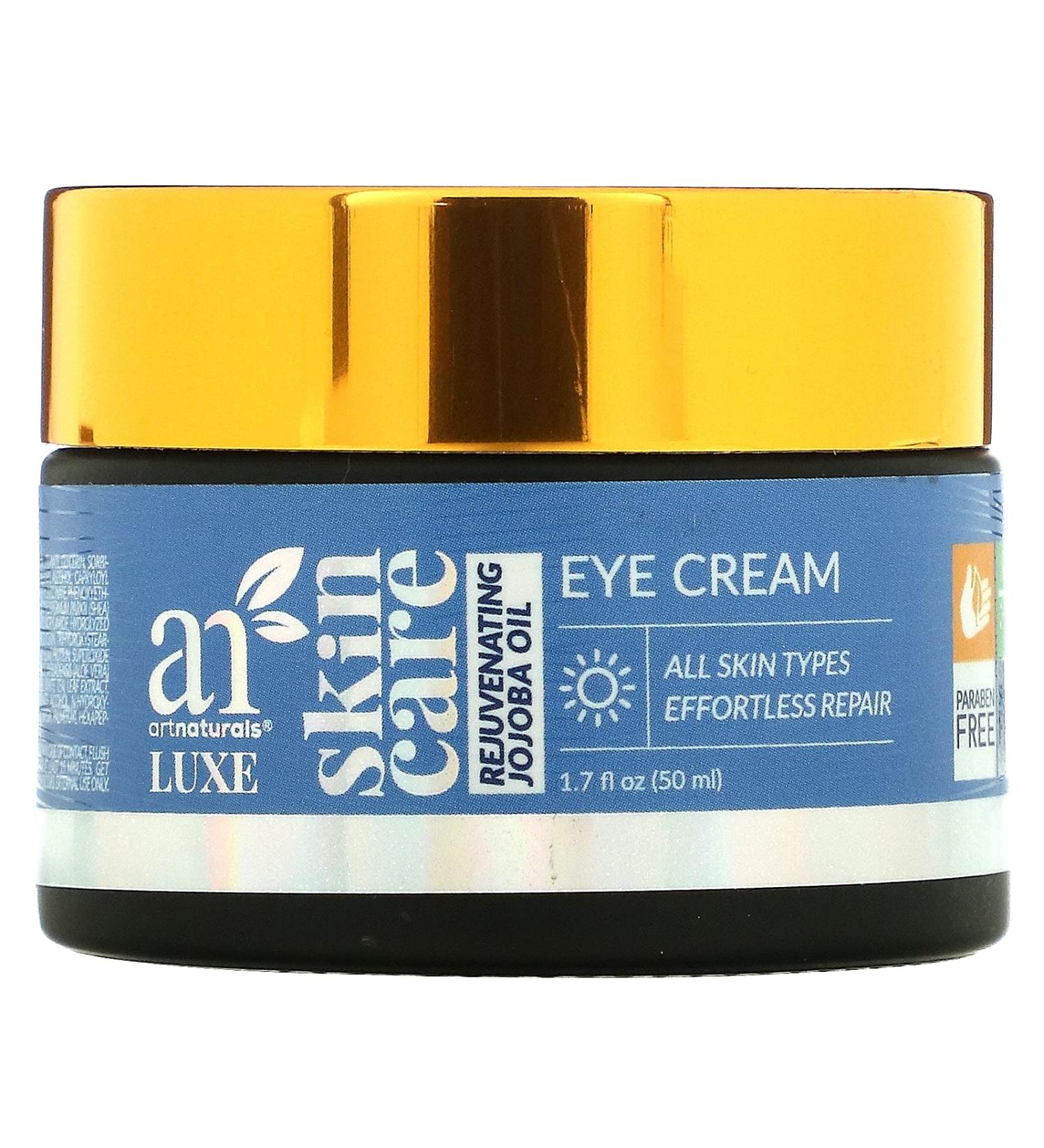 Rejuvenating Eye Cream with Jojoba Oil - Artnaturals 1.7 fl oz (50 ml) - Buy Online on GoSupps.com