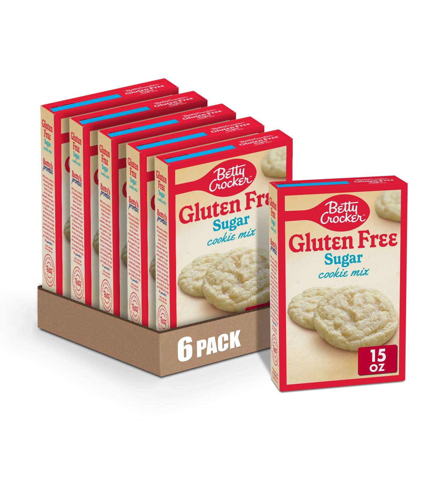 Betty Crocker Gluten Free Sugar Cookie Mix 15 oz - Pack of 6 | Delicious & Easy to Bake - Buy Online on GoSupps.com