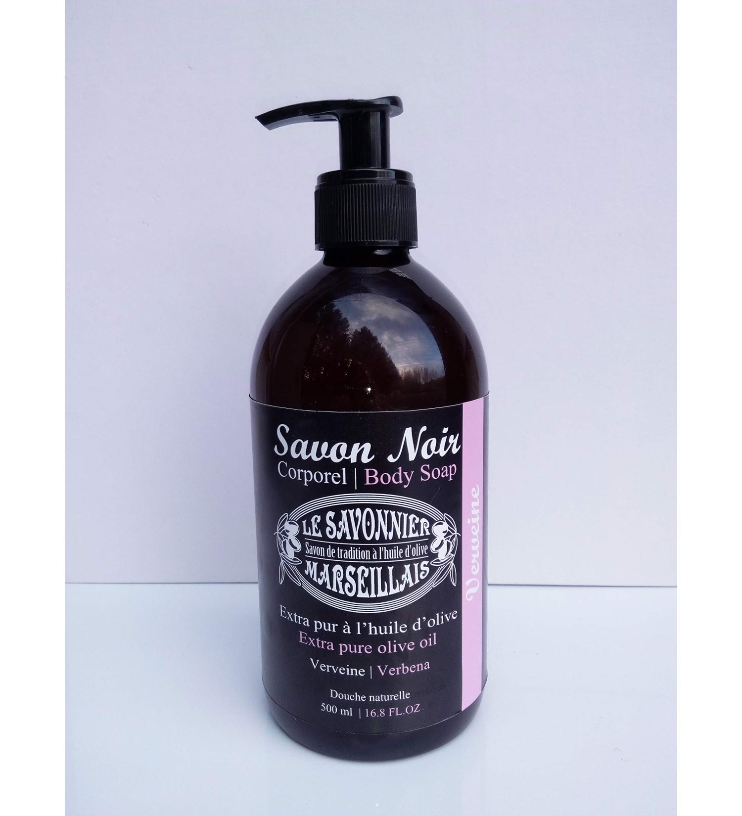 Le Savonnier Marseillais Verbena black body soap with olive oil 500ml