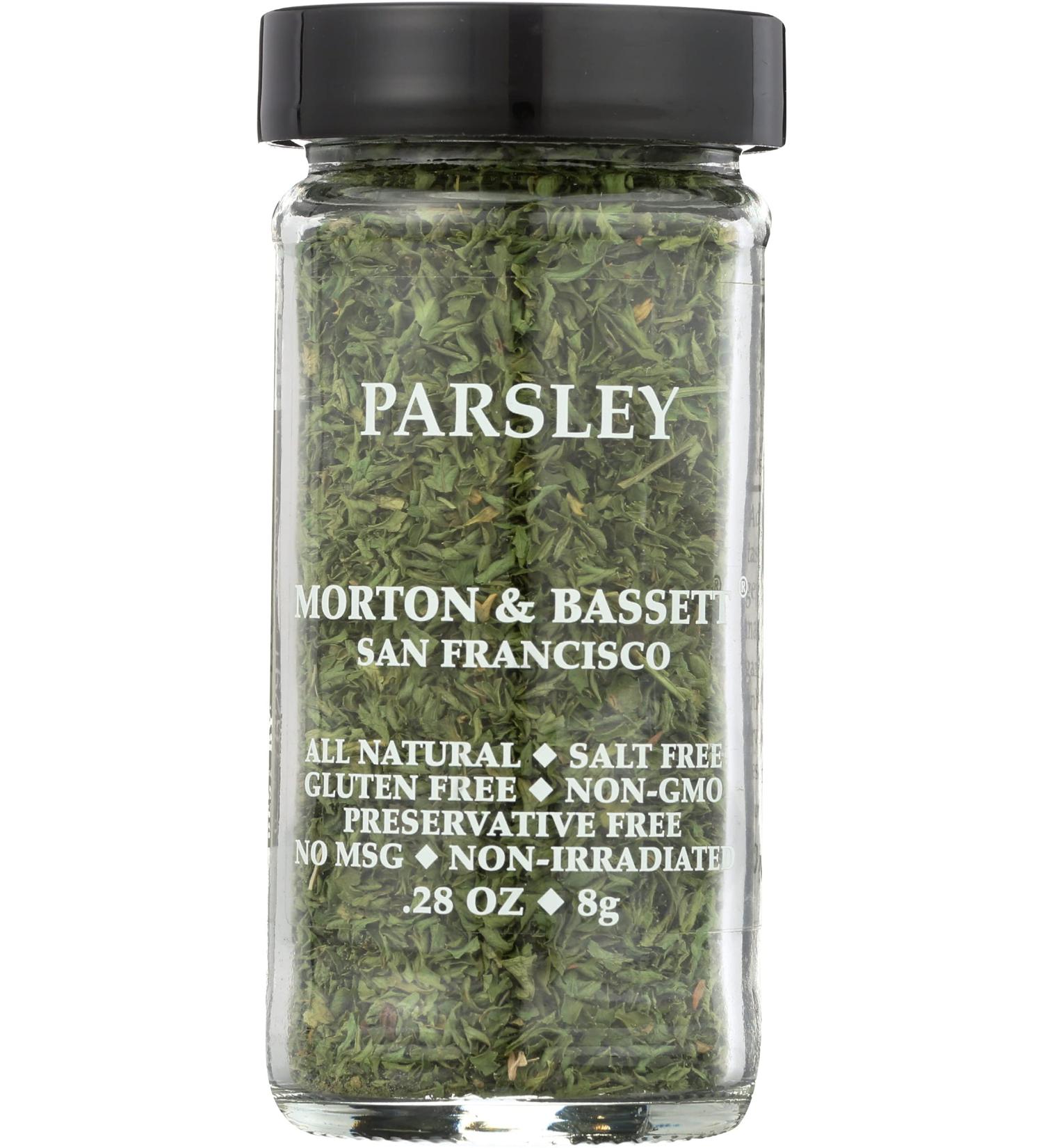 Morton & Bassett Parsley - 0.28 oz Gourmet Spice Jar for Flavorful Cooking - Buy Online on GoSupps.com