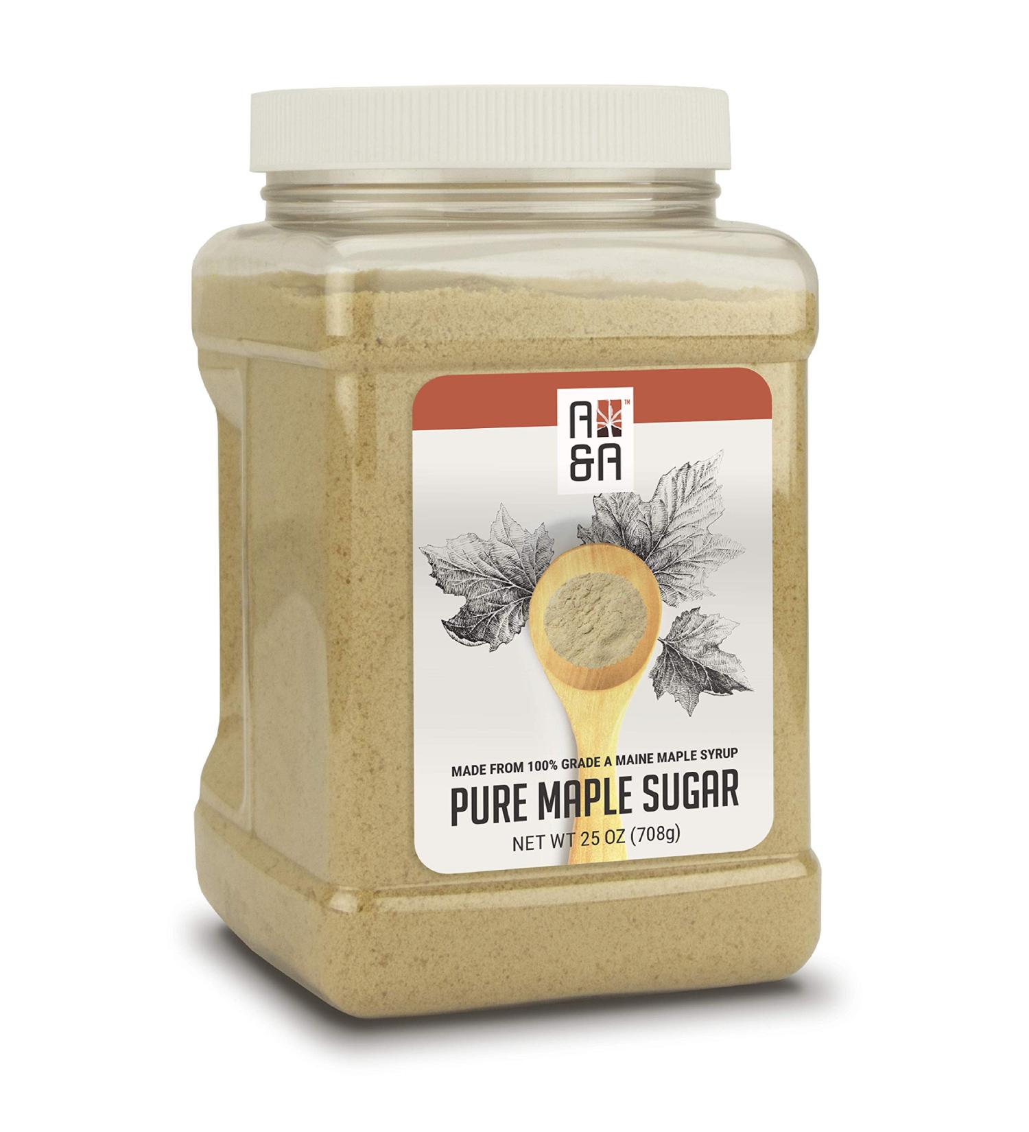 Pure Maple Sugar - 25 Oz - A&A Maple 1.56 Pound (Pack of 1) - Buy Online on GoSupps.com