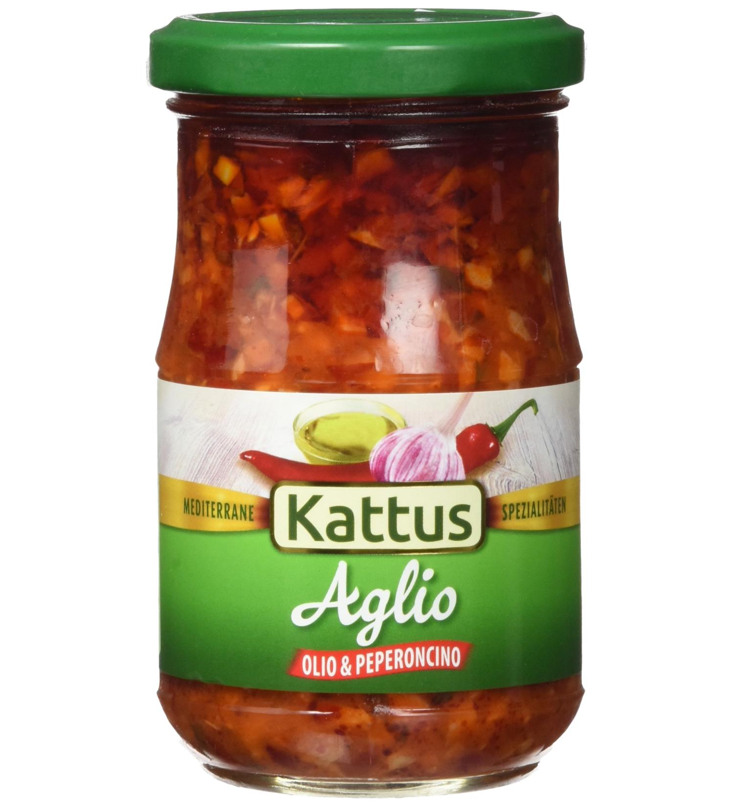 Kattus Pesto Aglio Olio & Peperoncino - Pack of 2 (2 x 190g) | Premium Italian Pesto for Gourmet Dishes | International Shipping - Buy Online on GoSupps.com