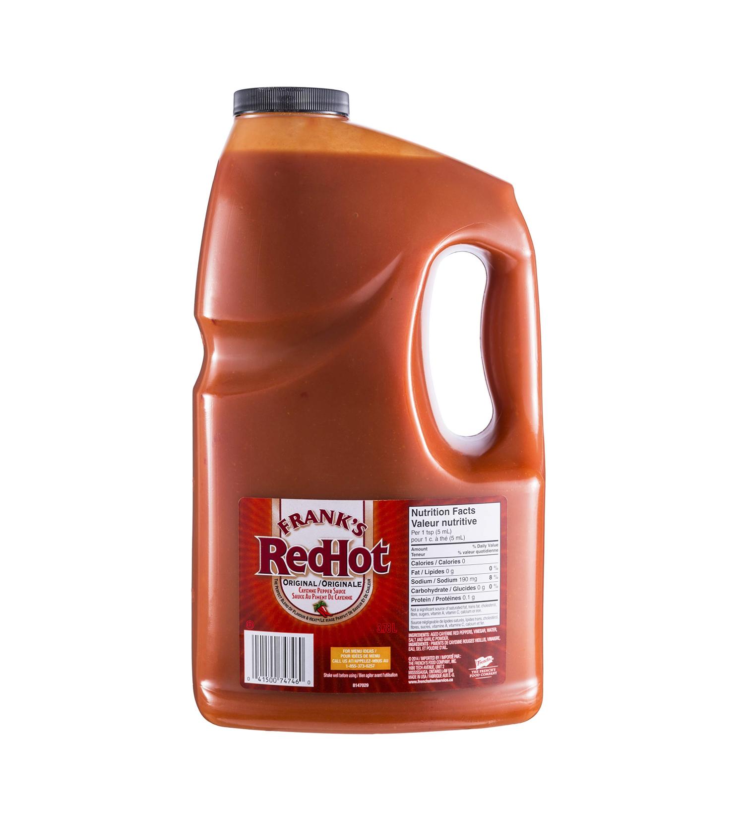 Frank's RedHot Hot Sauce Original 3.78L Original 3.78 l (Pack of 1) - Buy Online on GoSupps.com