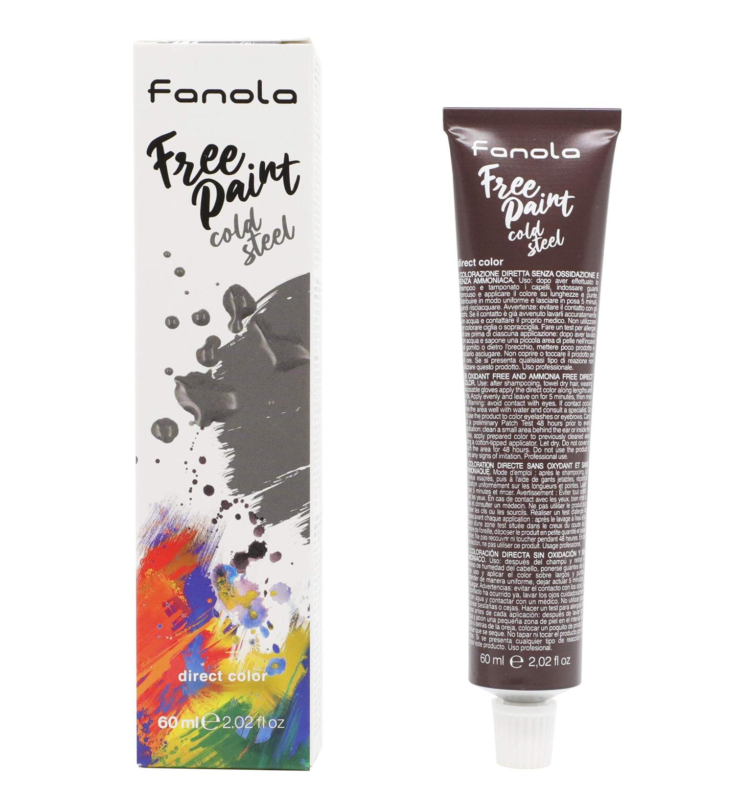 Fanola Free Paint Cold Steel 100 ml Cold Steel 1 piece (1 pack)
