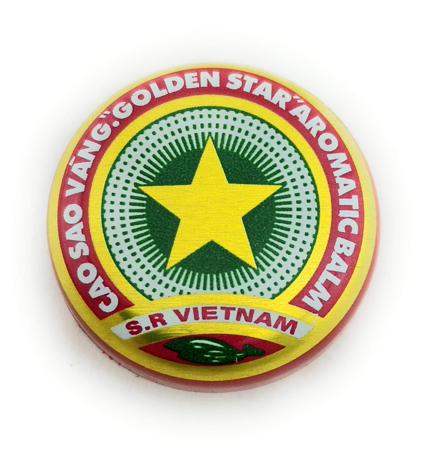 CENTERPHARCO 3g Golden Star Balm - Cao Sao Vang (Only from Vietnam) for Couchsurfing 1 set