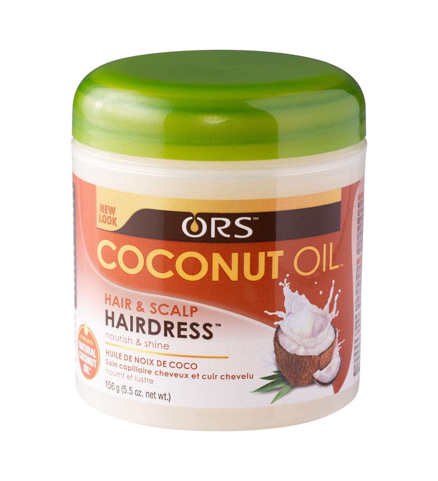 ORS Coconut Oil Hair and Scalp Hairdress 5.5 oz (Pack of 3)