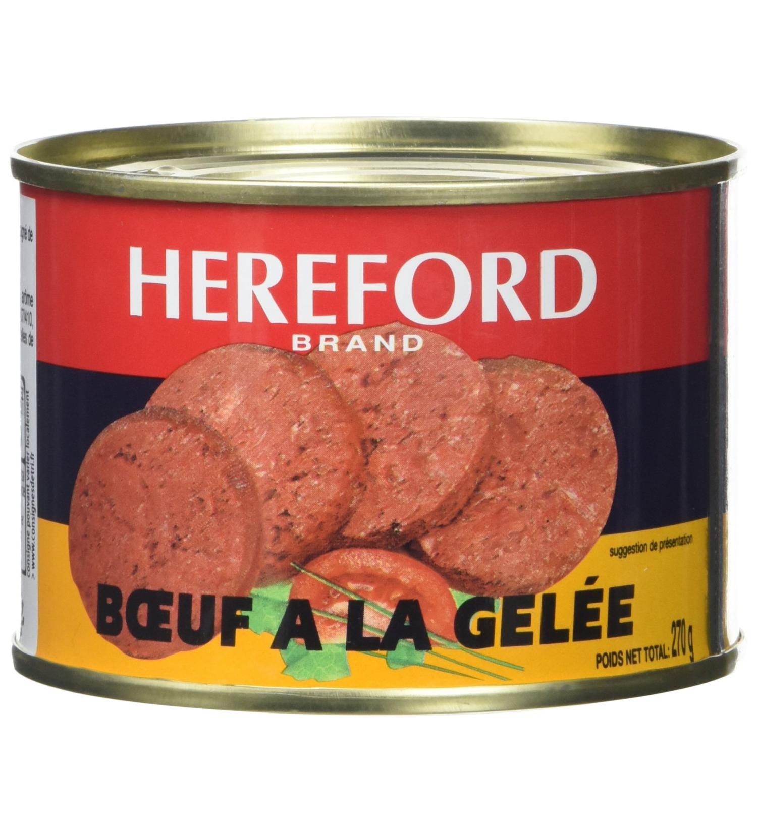 Hereford - Beef jellied 270g - Made in France - Buy Online on GoSupps.com
