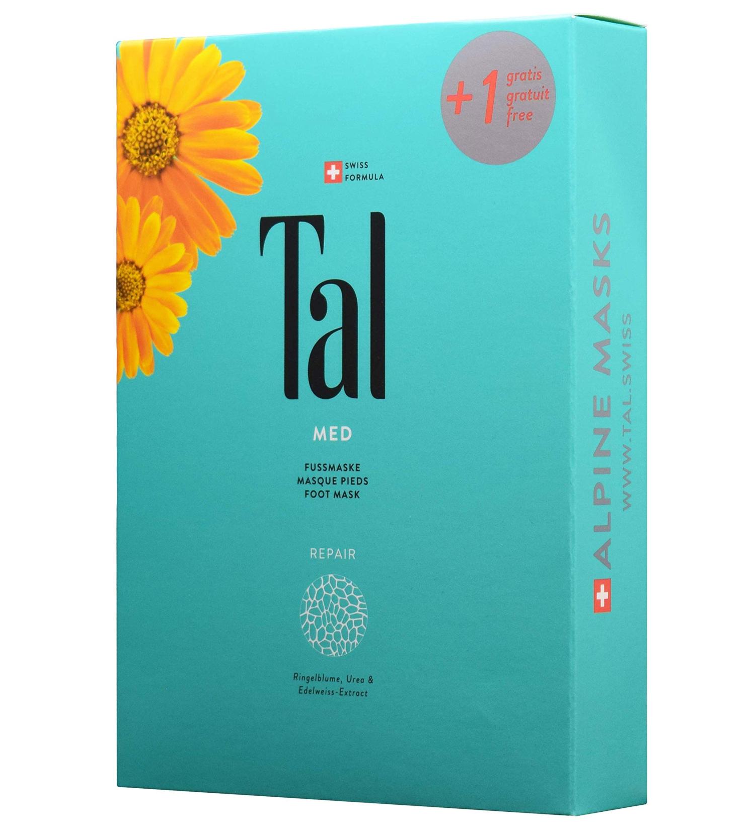 Buy Tal Med Foot Mask 6-Pack - Rapid Repair for Dry Feet Anti-Inflammatory & Deep Moisturizing Sock Mask - Worldwide Shipping - Buy Online on GoSupps.com