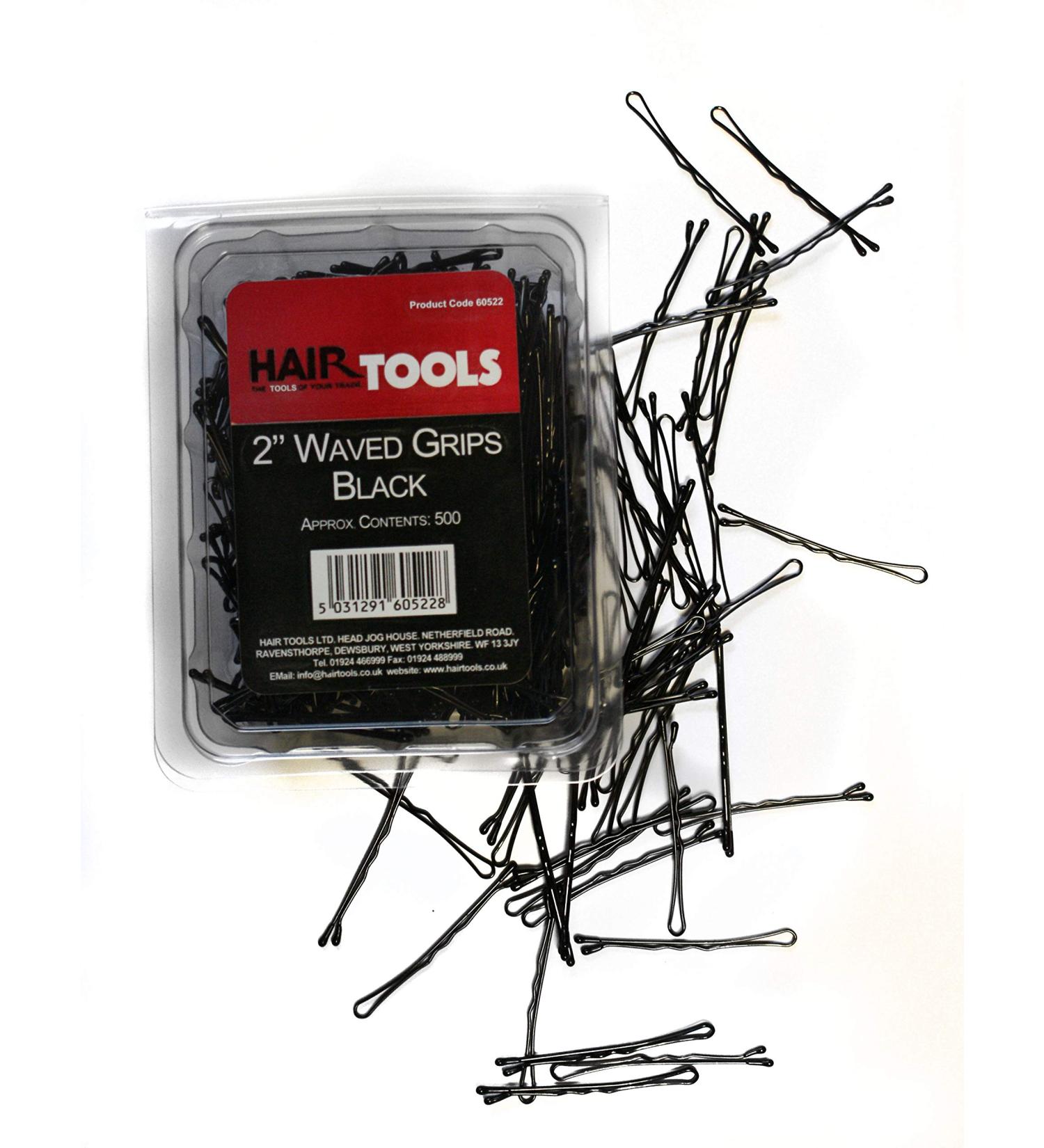 Hairtools 2" Waved Grips (500) Black