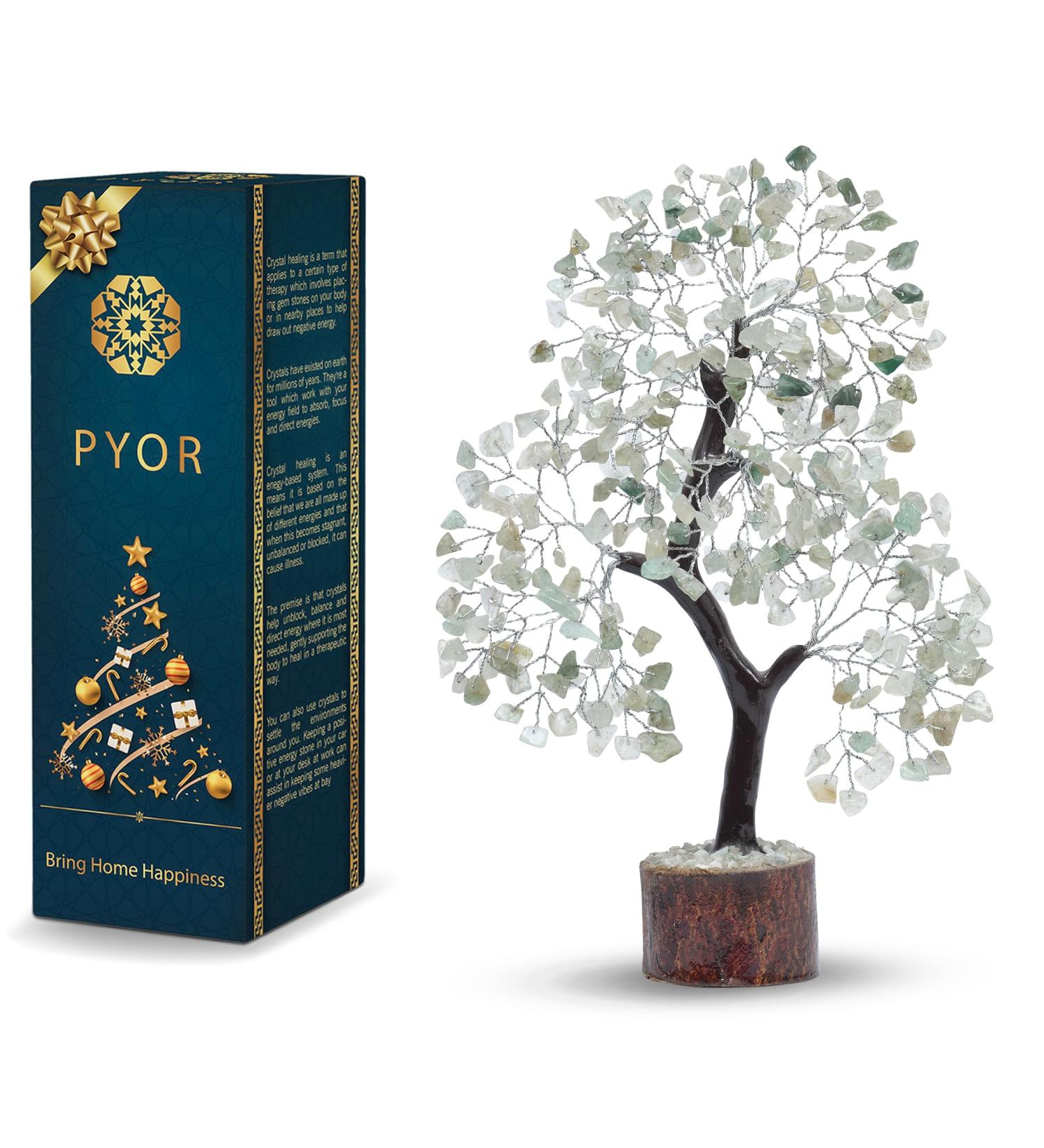Jade Stone Bonsai Tree: Real Crystals & Healing Stones - Spiritual Gifts for Women, Desk Decor for Living Room & Office - Green Jade Tree - Buy Online on GoSupps.com
