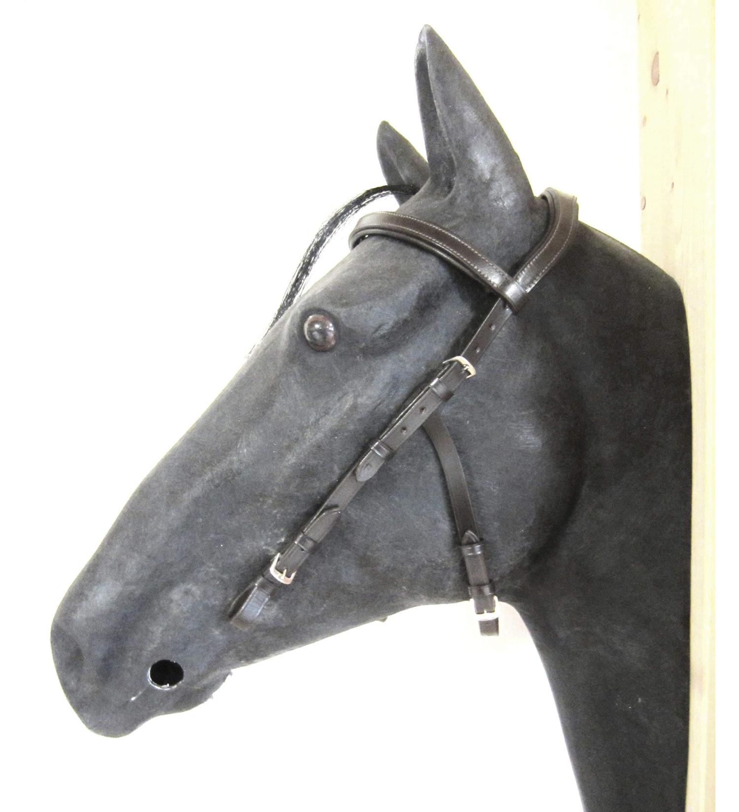 PS Horse Articles Anatomic Bridle Arrimar - Bitless & Snaffle Headpiece for Cob - Cognac-Hazelnut Color | International Shipping - Buy Online on GoSupps.com