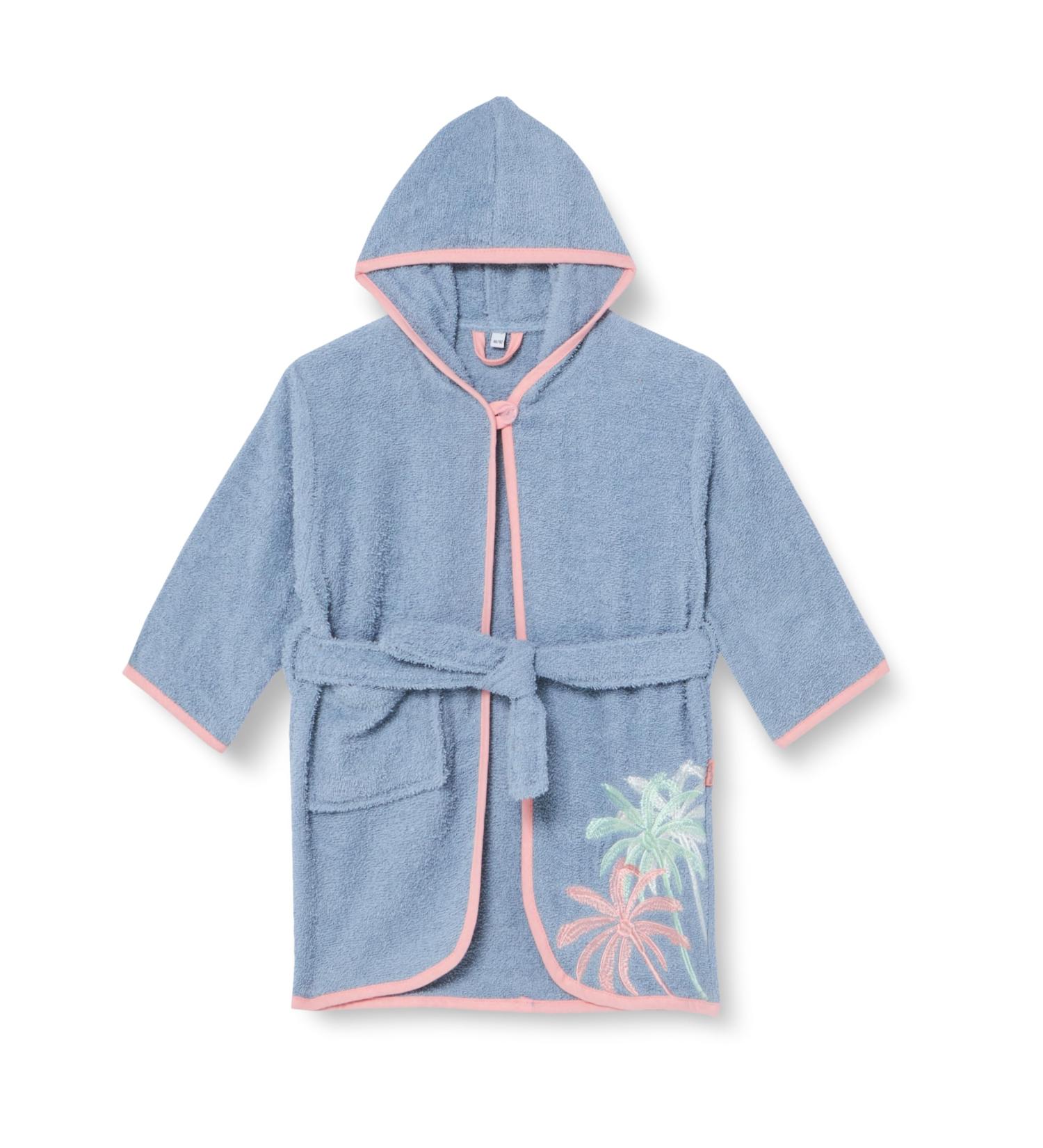 Playshoes Unisex Kinder Frottee-Bademantel 98-104 - Palmenmuster | Internationaler Versand - Buy Online on GoSupps.com