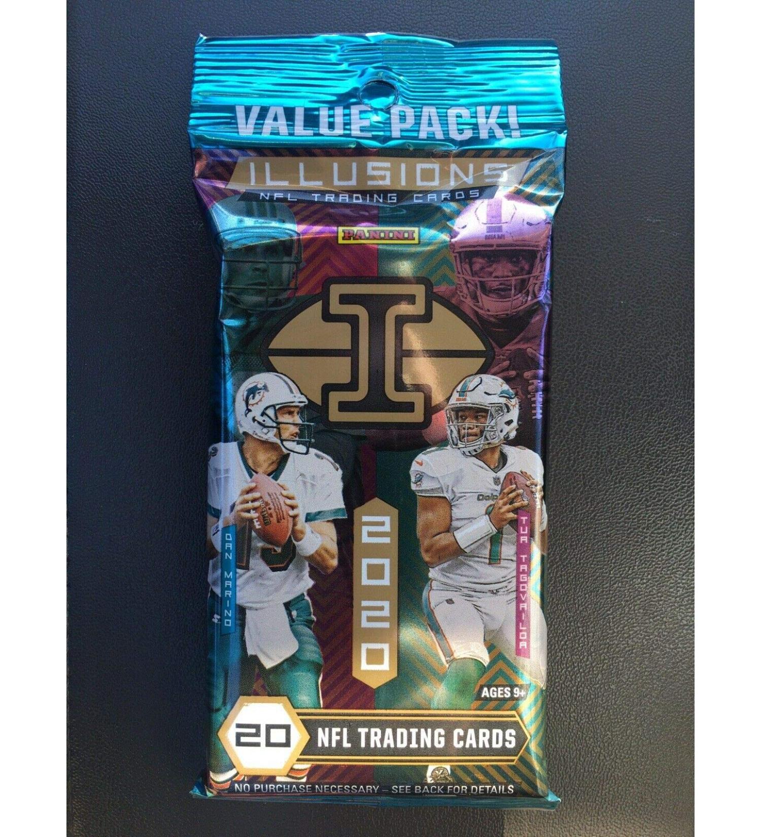 2020 Panini Illusions NFL Football VALUE pack (20 cards/pack)