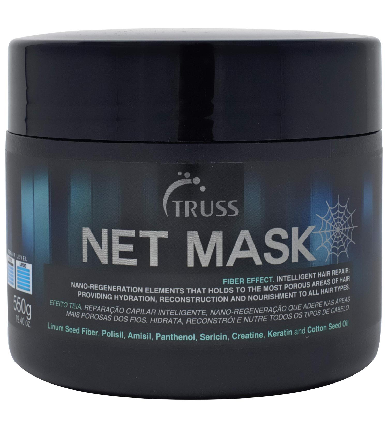 TRUSS Professional Net Hair Mask - Nano Protein Anti-Static Repair for Curly Hair - Buy Online on GoSupps.com