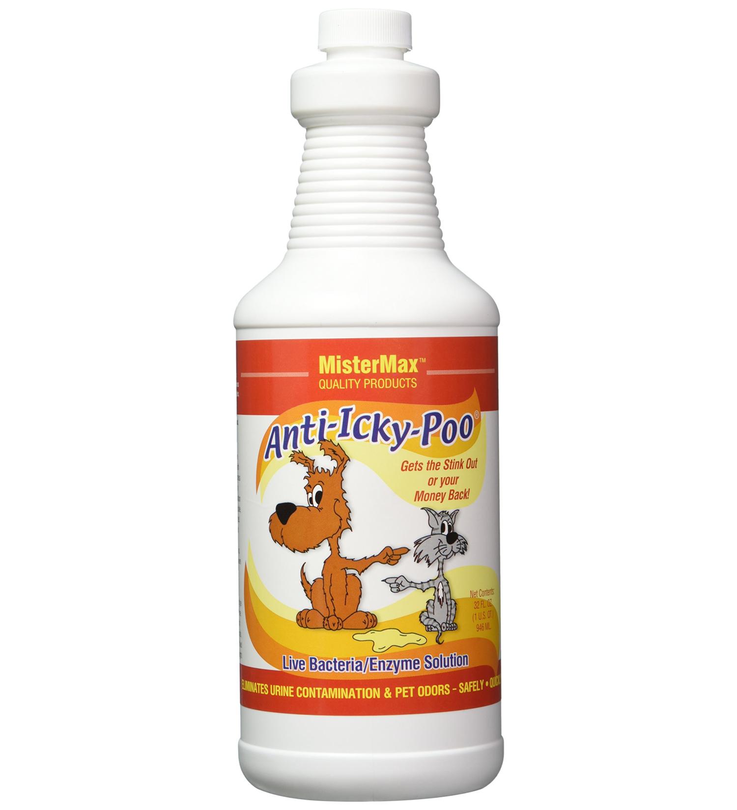 Anti Icky Poo Odor Remover (1) Quart with Sprayer - Buy Online on GoSupps.com