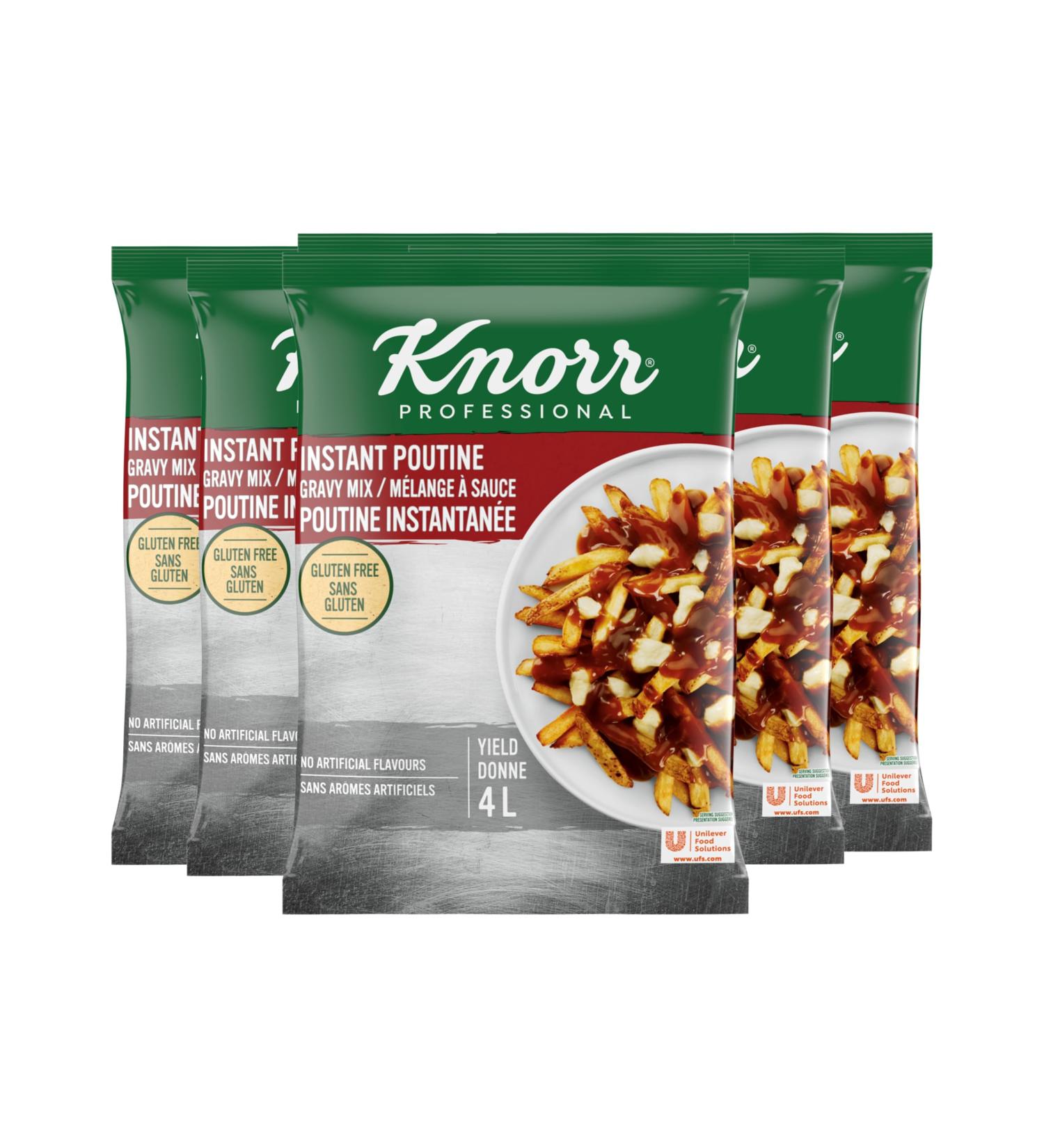 Knorr Professional Poutine Gravy Mix Gluten Free 430 gr Pack of 6 - Buy Online on GoSupps.com