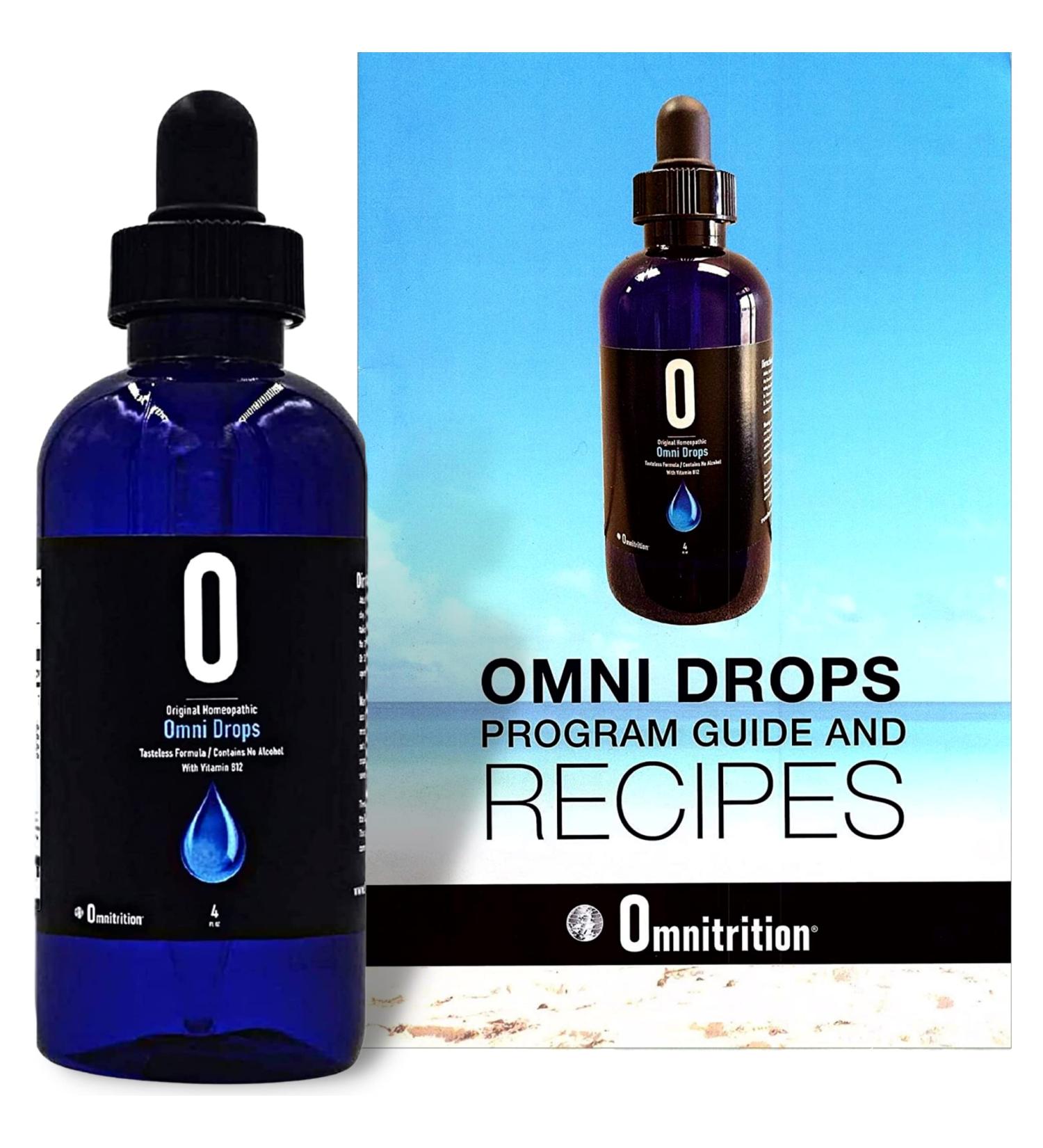Omnitrition Homeopathic Omni Drops with Vitamin B12-4 oz + Program Guide - Buy Online on GoSupps.com