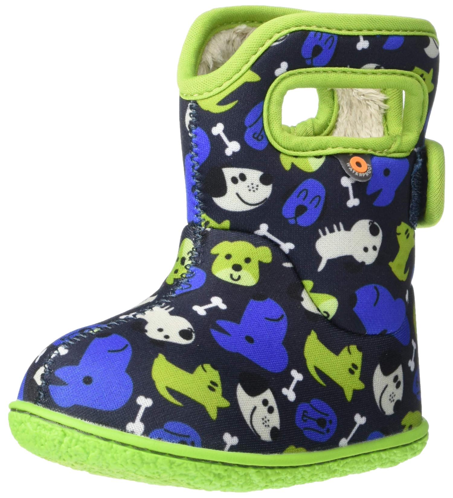 BOGS Baby Wellington Boots Plum Flower Stripe 71565 | Size UK 3-8 - Blue - Buy Online on GoSupps.com