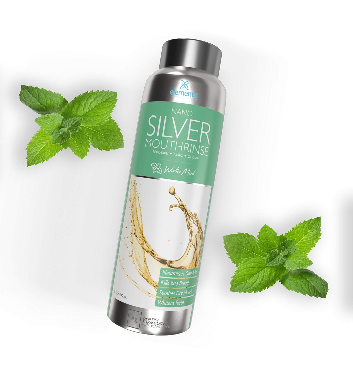 Elementa Silver - Adult Mouth Rinse 20 fl oz. - Wintermint