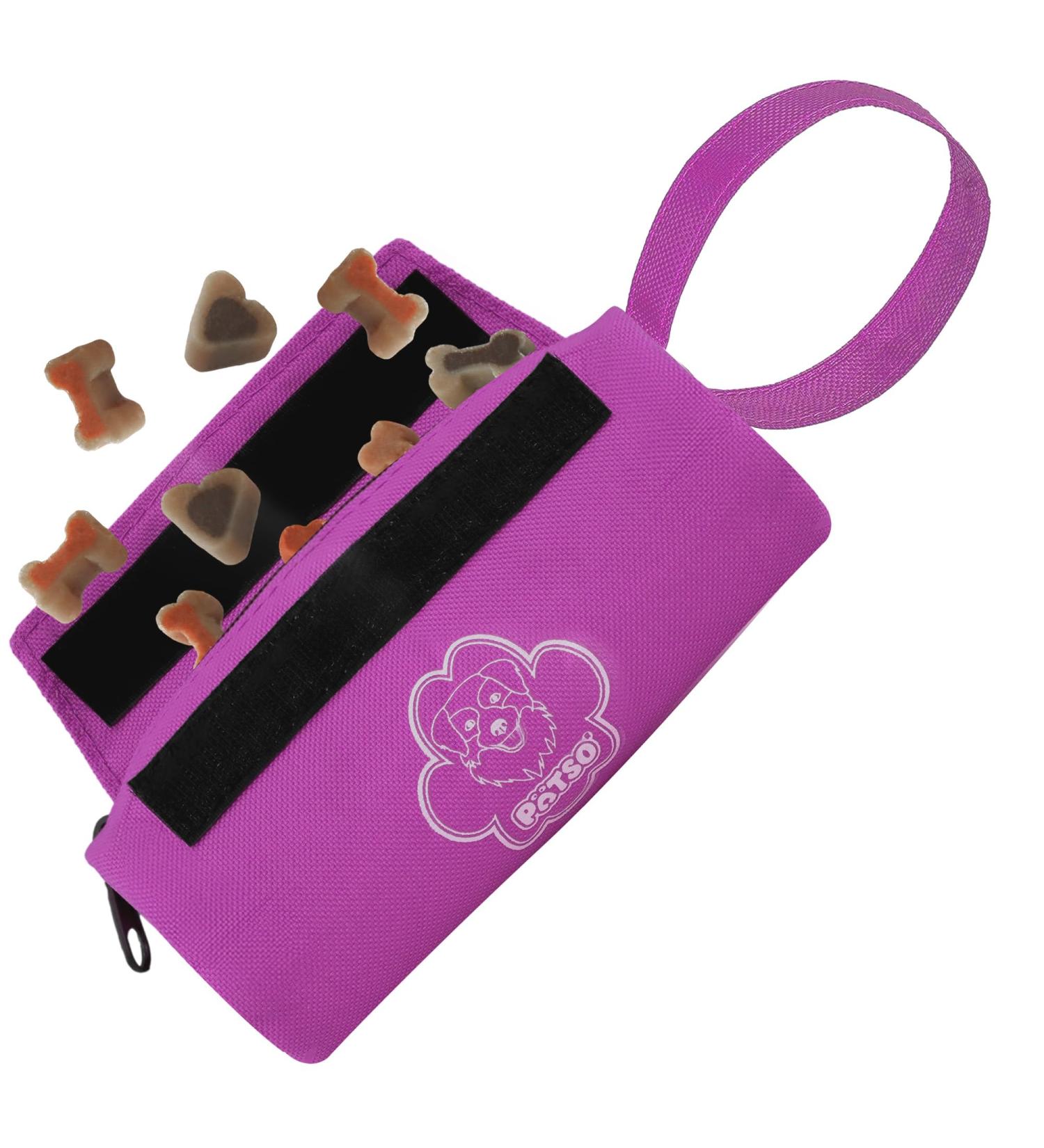 Buy P tso Dog Food Bag - Premium Dummy Retrieving Toy for Dog Training - Purple Food Dummy for Treats - Buy Online on GoSupps.com