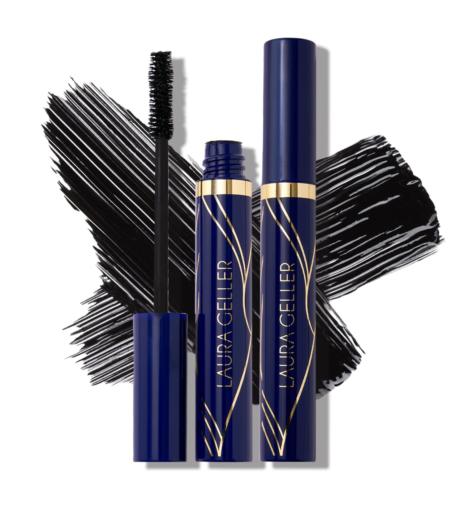 LAURA GELLER NEW YORK Always There Waterproof Lengthening Mascara Duo - Black | Volume and Lengthening Mascara Set 1.70 oz - Buy Online on GoSupps.com