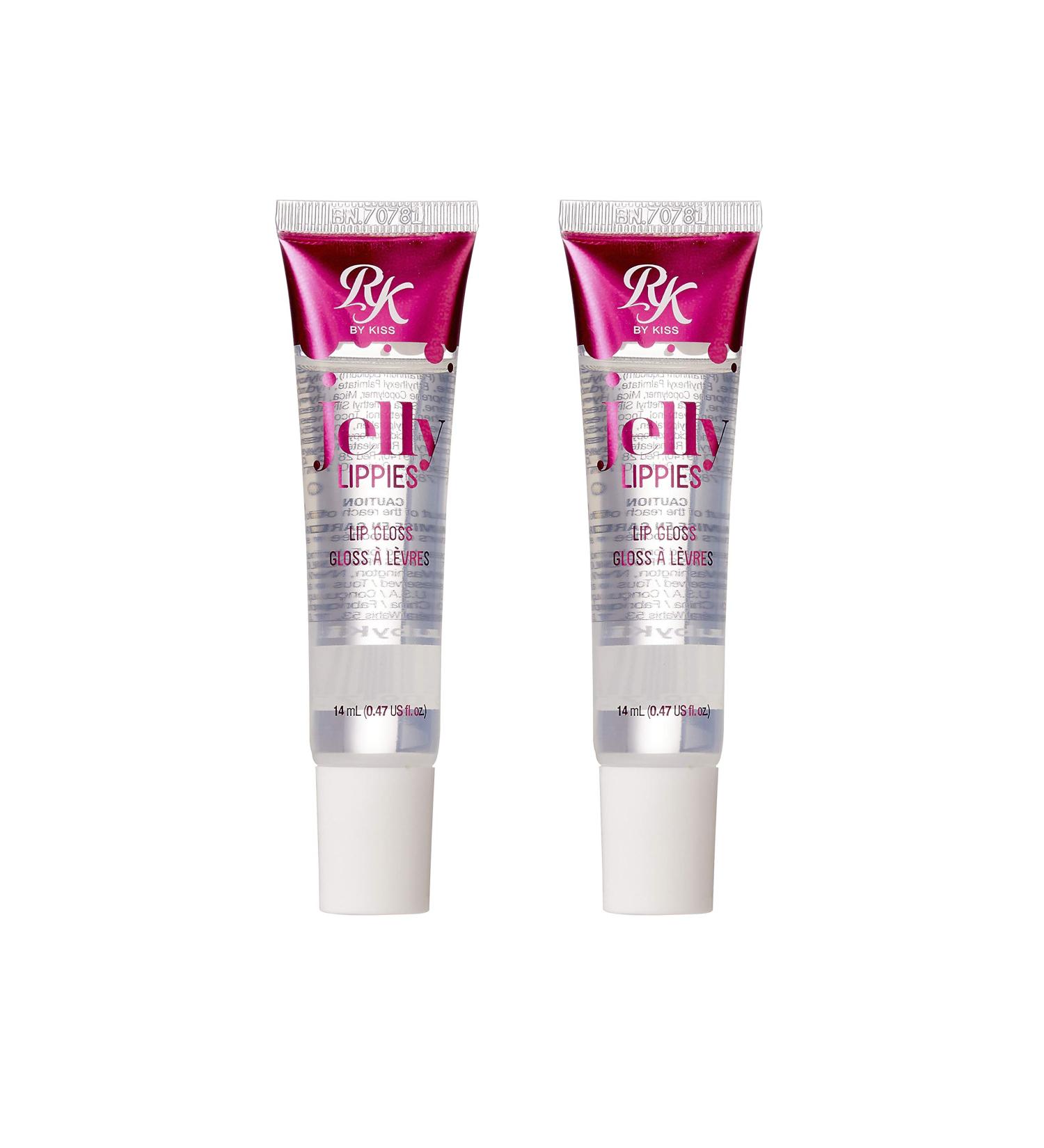 Ruby Kisses Jelly Lippies Lip Gloss RCLG01 14mL /0.47 fl.oz. (2 PACK) - Long Lasting Moisturizing Lip Gloss - Buy Online on GoSupps.com