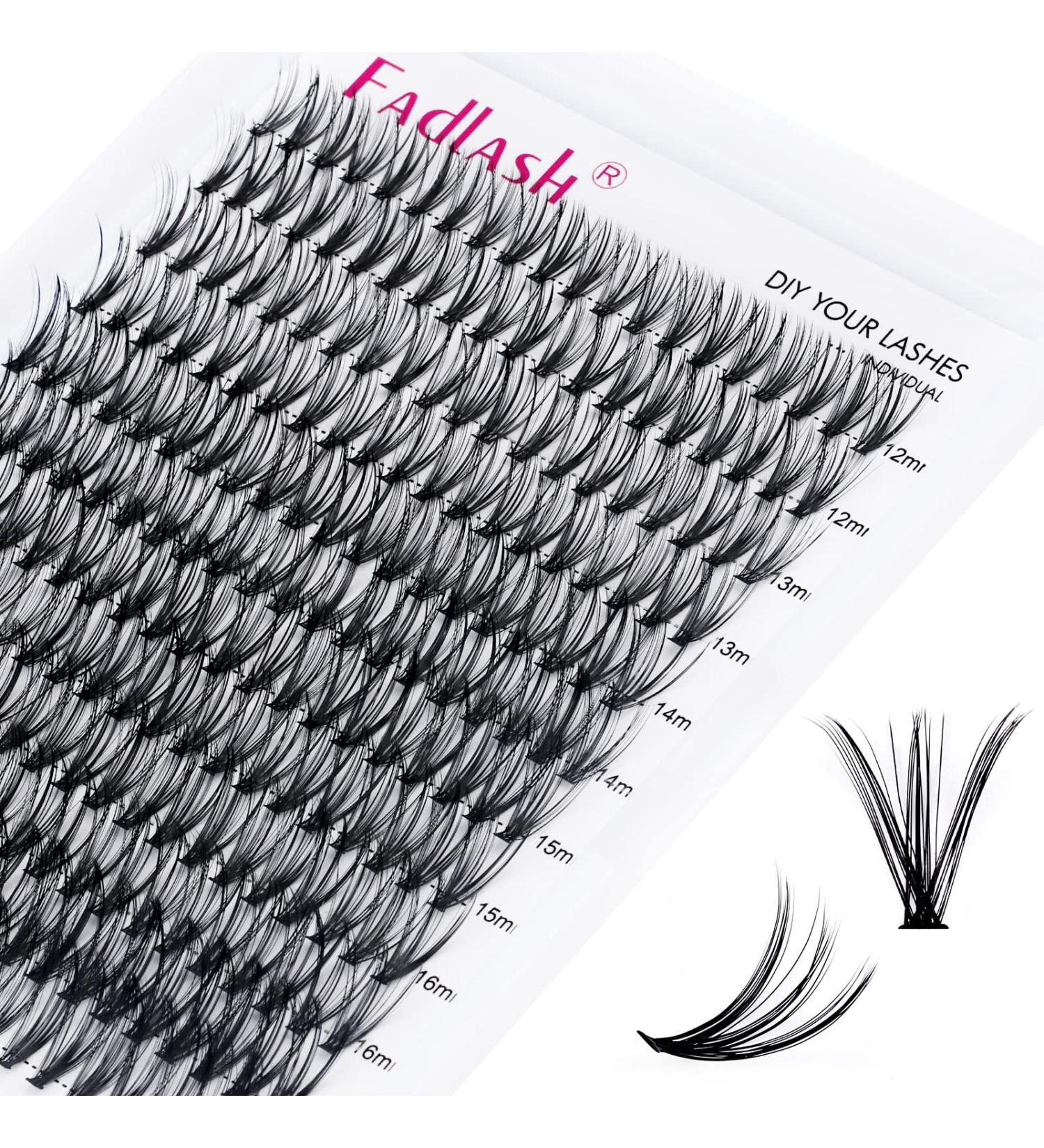 30D 0.07 D Curl Cluster Lashes 12-18mm Mixed Trays - DIY Eyelash Extensions at Home - Buy Online on GoSupps.com