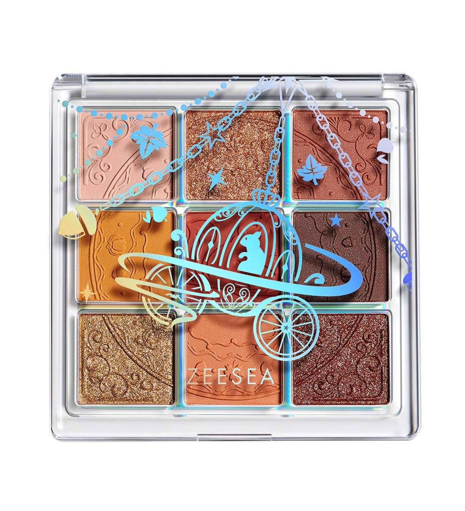 Zeesea Stunning Crystal Eyeshadow Palette - 9 Shades, Long Lasting, Waterproof & Sweatproof - Pumpkin Spice Collection - Buy Online on GoSupps.com