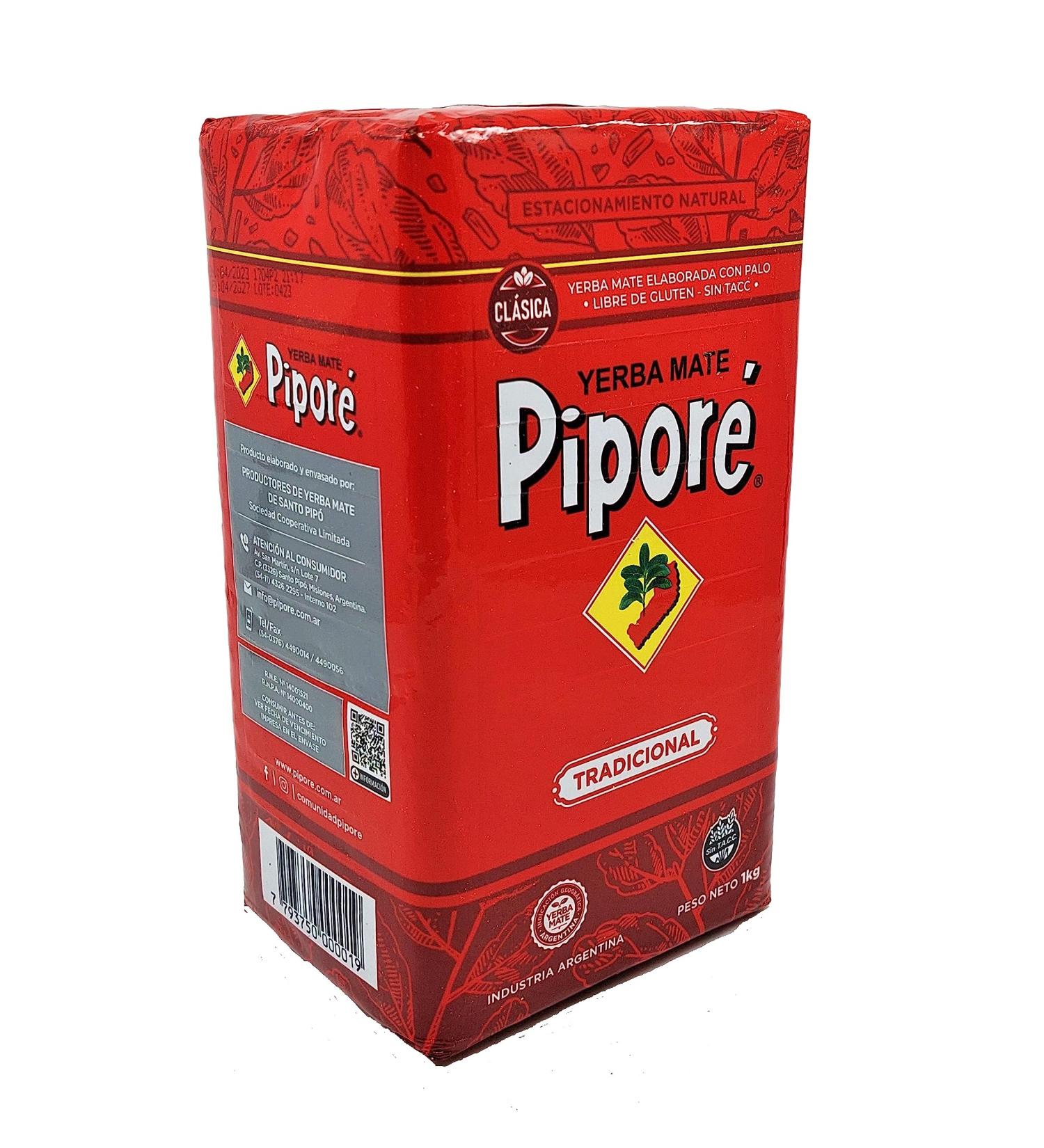 Pipore Yerba Mate 1kg - Premium Quality Argentine Tea - Buy Online on GoSupps.com