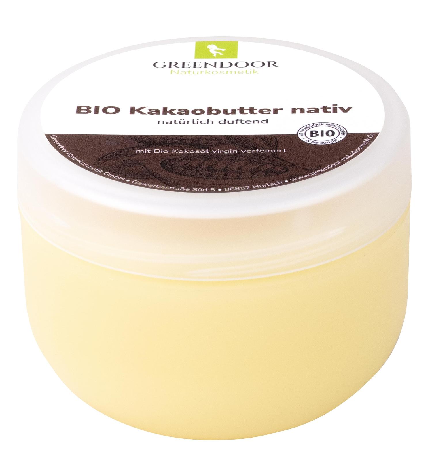 Greenendoor Organic Cocoa Butter 200ml - Vegan Natural Body Butter & Moisturizer for All Skin Types | Pure Fragrant Skincare for Women Men & Children - Buy Online on GoSupps.com