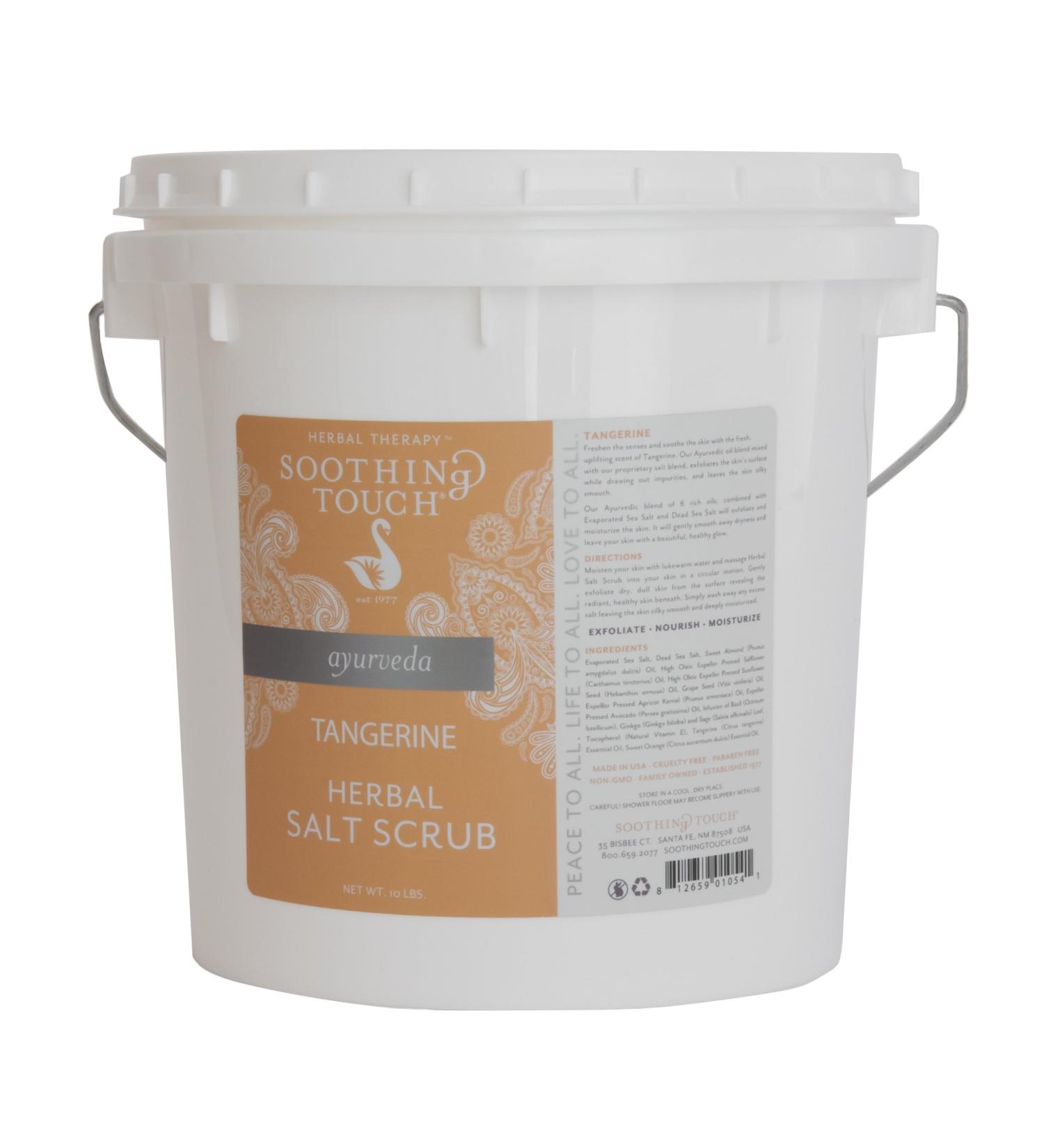 Soothing Touch Herbal Salt Scrub Tangerine 10 Pound Tangerine 10 Pound