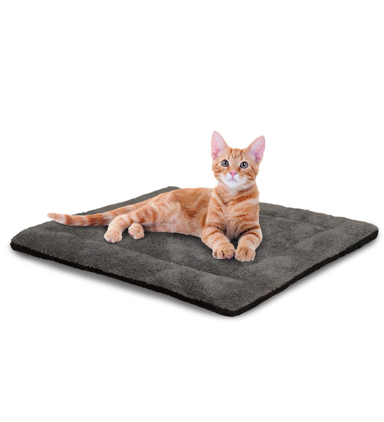 K&H Self-Warming Pet Pad - Thermal Cat & Dog Bed Mat Gray/Black - Buy Online on GoSupps.com