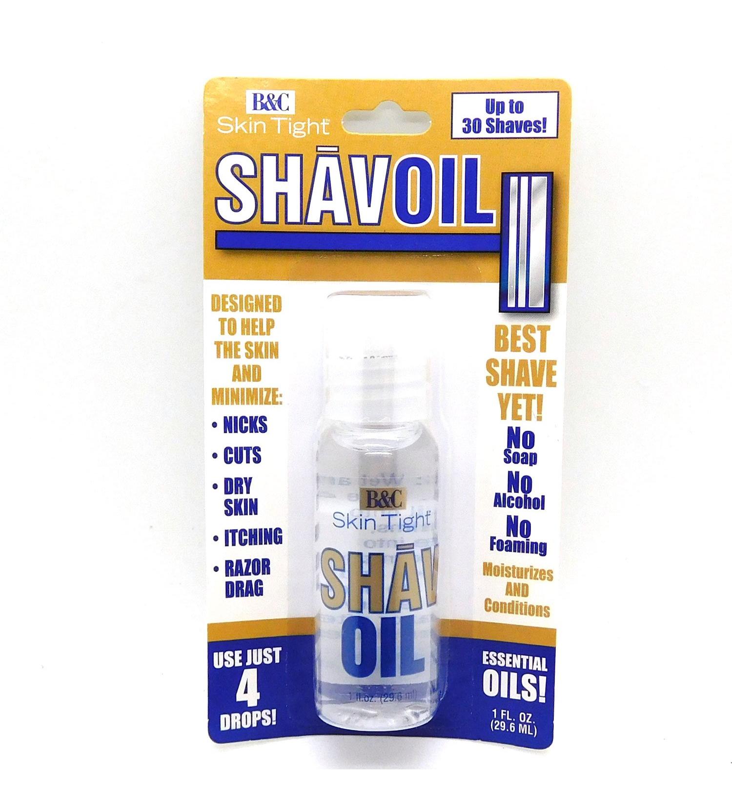 B & C Skin Tight Shav Oil 1 Fl Oz 1 Oz