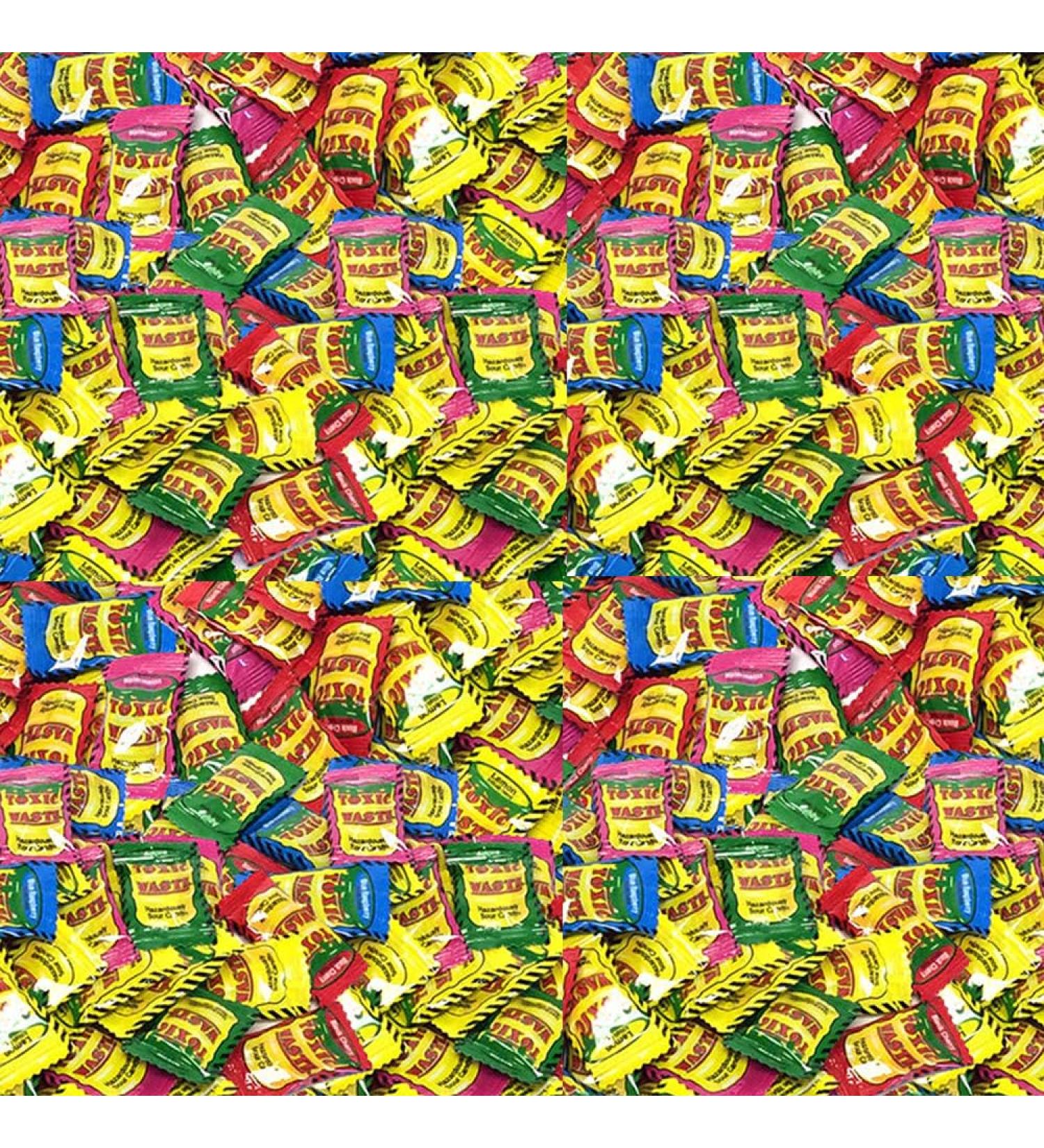 Toxicc Waste Original Nuclear Fusion Bag - Assorted fruit flavoured sour candy (500g Original) Original 500g - Buy Online on GoSupps.com