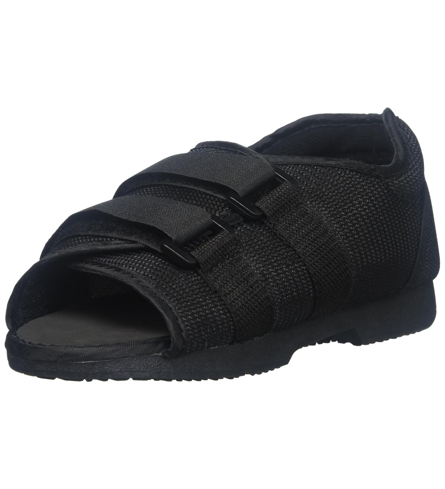 Shoe Post-Op Classic Women Black Shoe Size - 6.5-8 - Medium