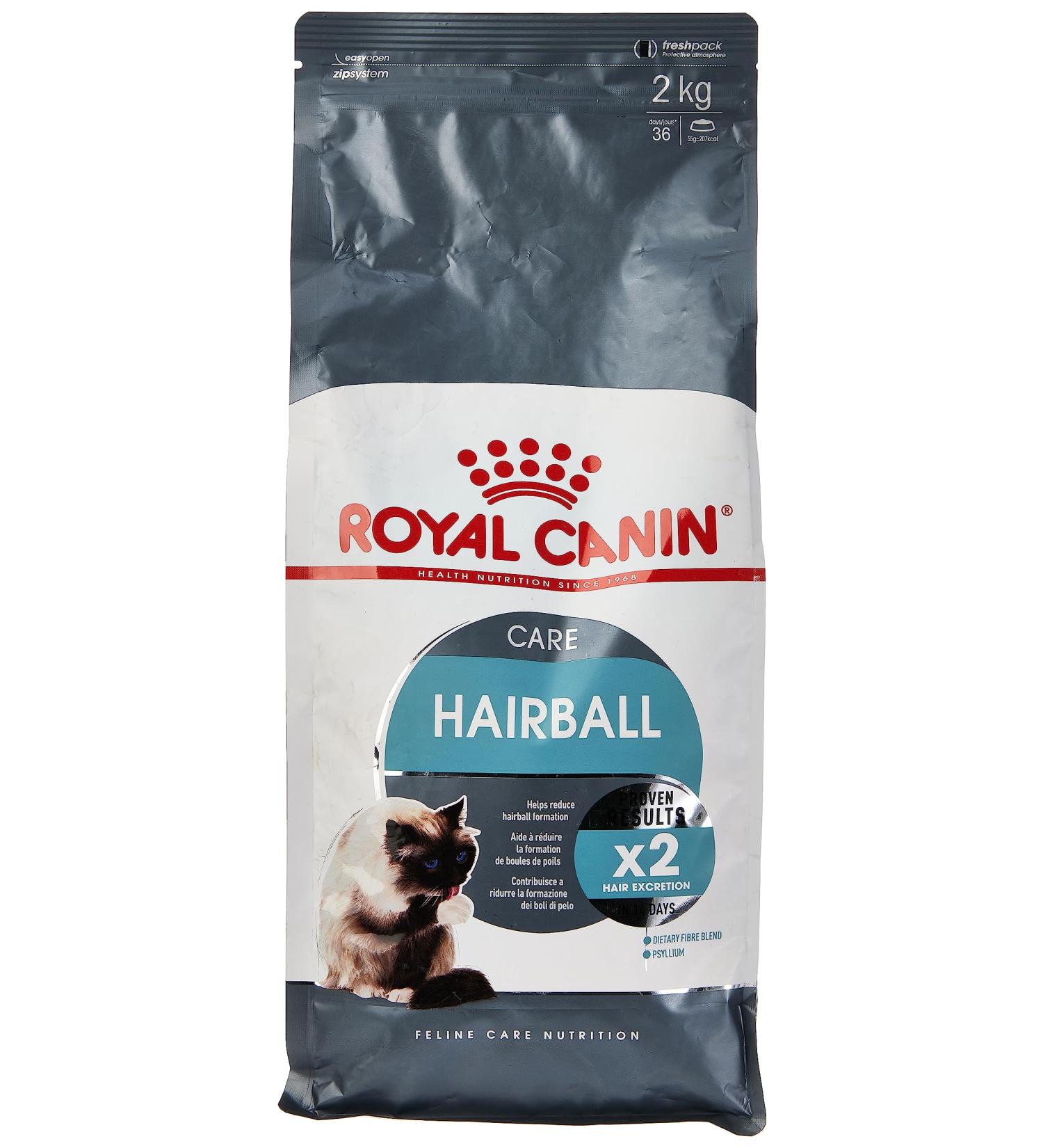 Royal Canin Cat Food Hairball Care 34 Dry Mix 2 kg Poultry 2 kg (Pack of 1) - Buy Online on GoSupps.com