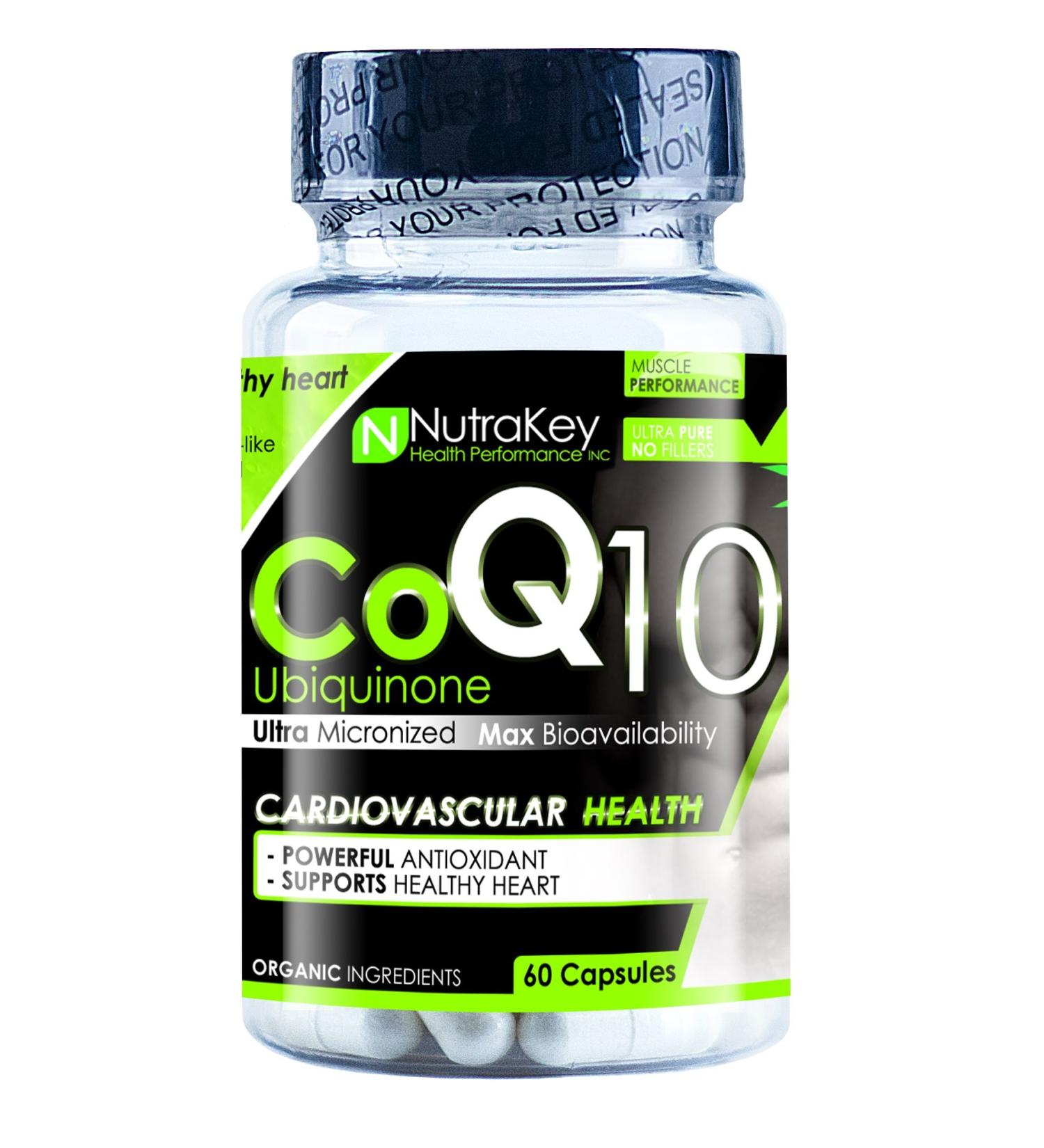 Nutrakey CoQ10 - 60 Capsules
