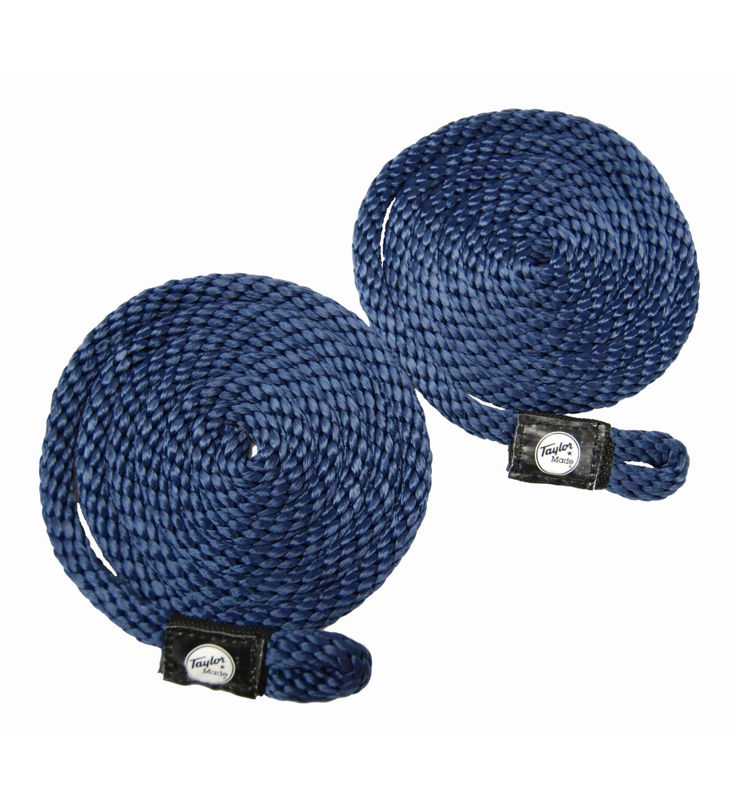 Taylor Made Products, Fender Loc, Braided Line with Loop, 6 Foot Length, 3/8 inch Diameter, 2 Pack Navy