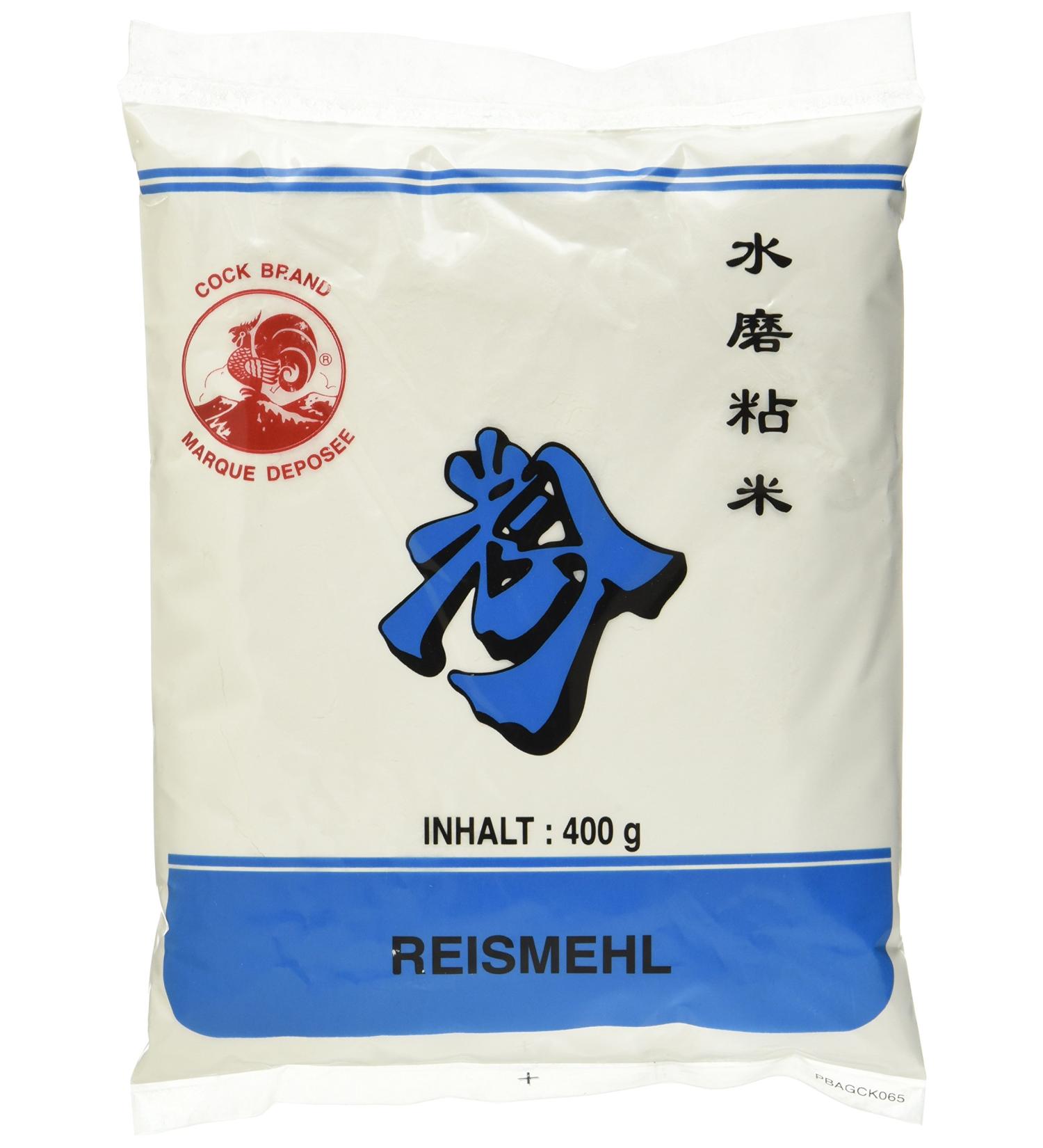 Cock Rice Flour - White Rice Flour Pack of 10 x 400g - Gluten-Free Cooking & Baking - Buy Online on GoSupps.com