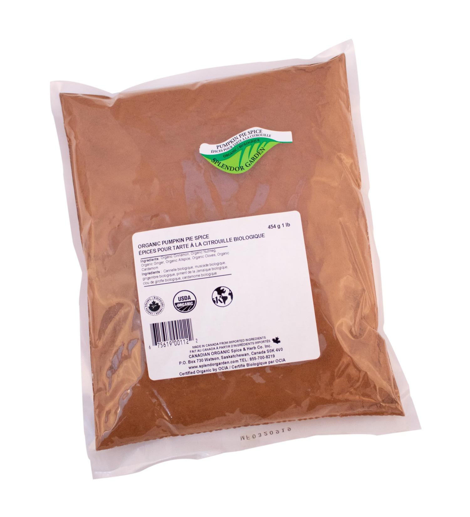 Splendor Garden Organic Pumpkin Pie Spice 454g - Buy Online on GoSupps.com