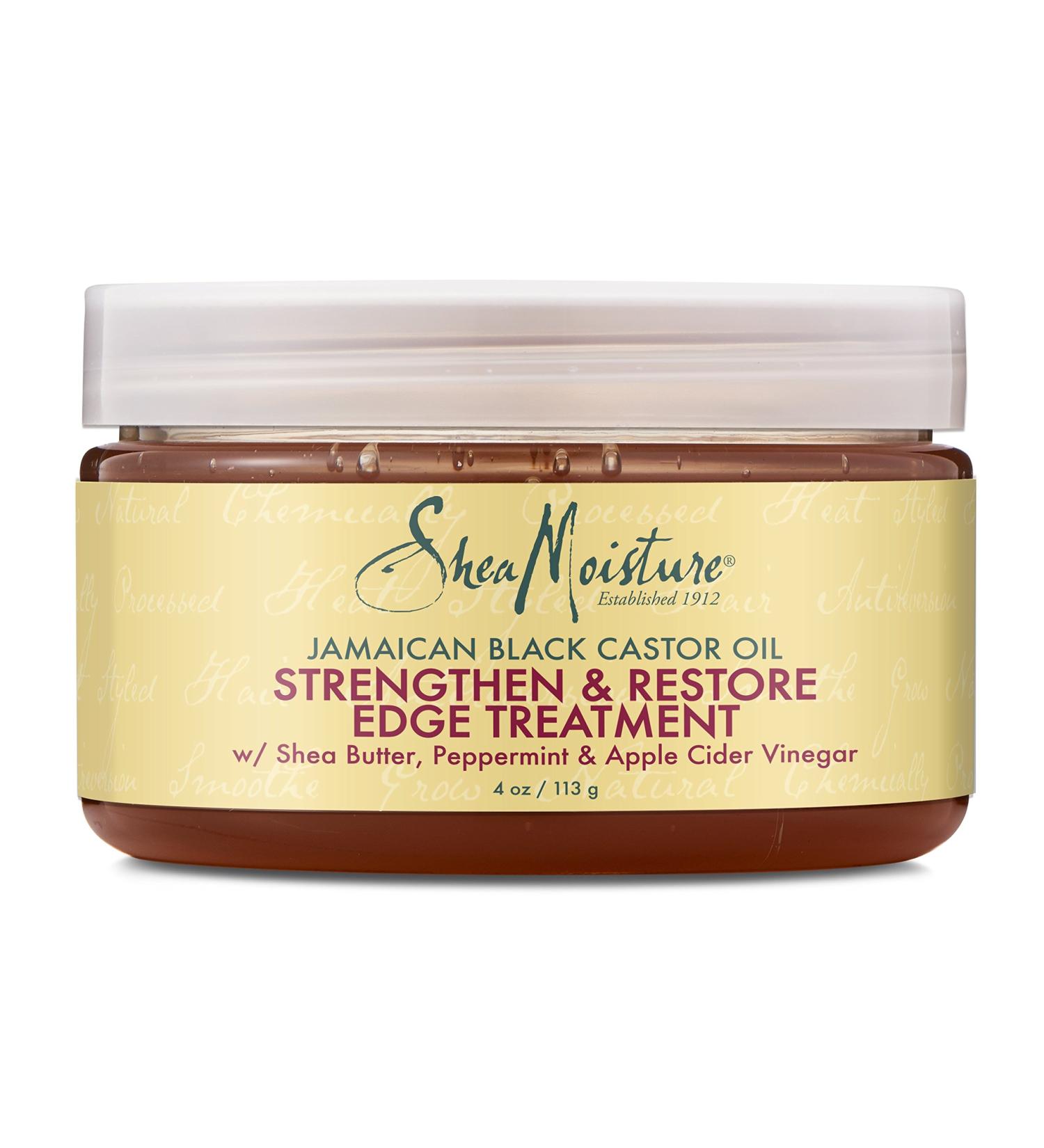 SheaMoisture Jamaican Black Castor Oil 4 oz - Strengthen & Restore Edge Treatment | International Shipping Available - Buy Online on GoSupps.com